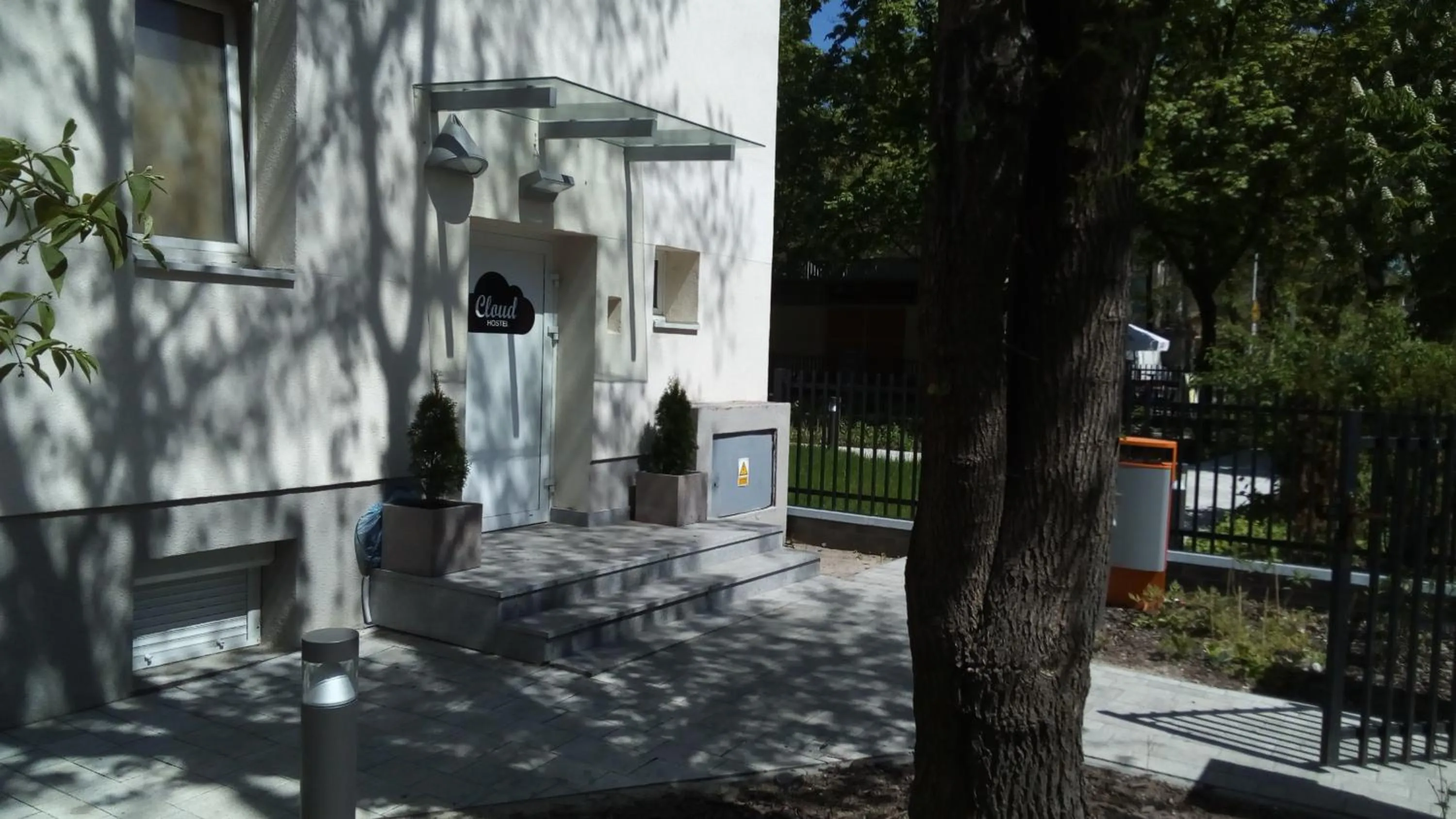 Facade/entrance in Cloud Hostel