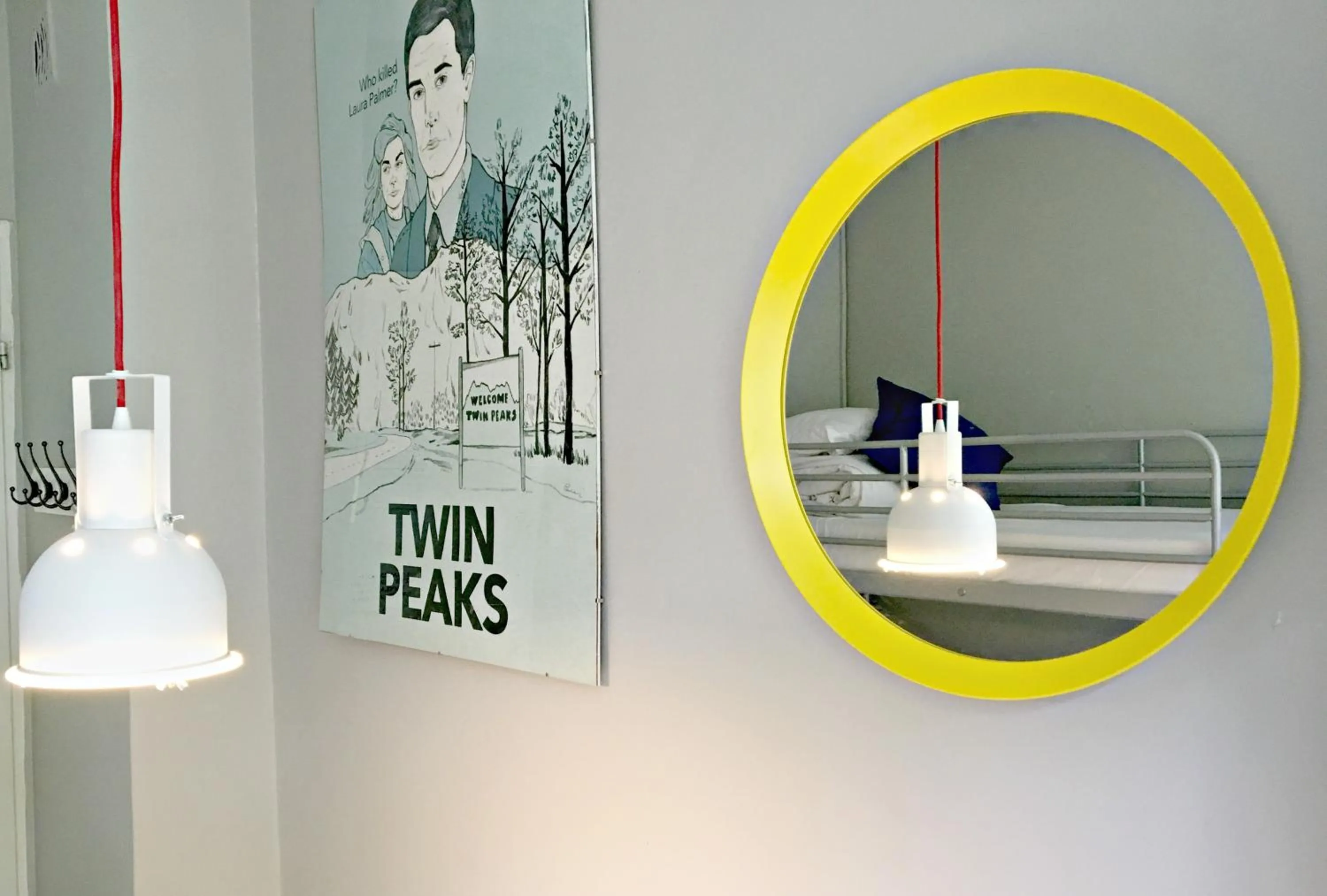 Decorative detail in Cloud Hostel