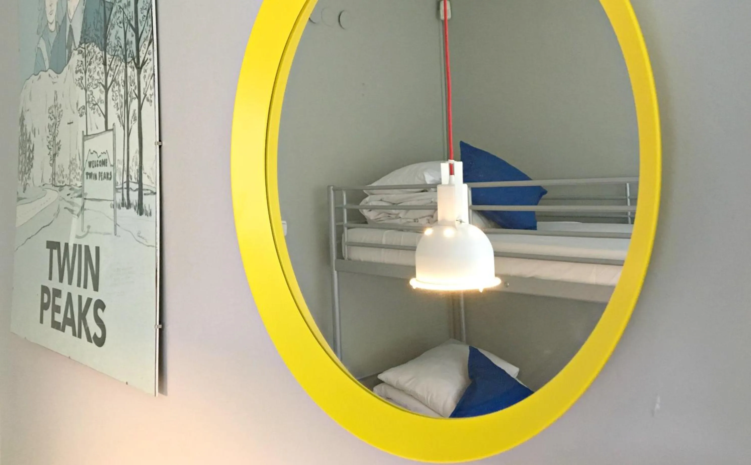 Decorative detail in Cloud Hostel