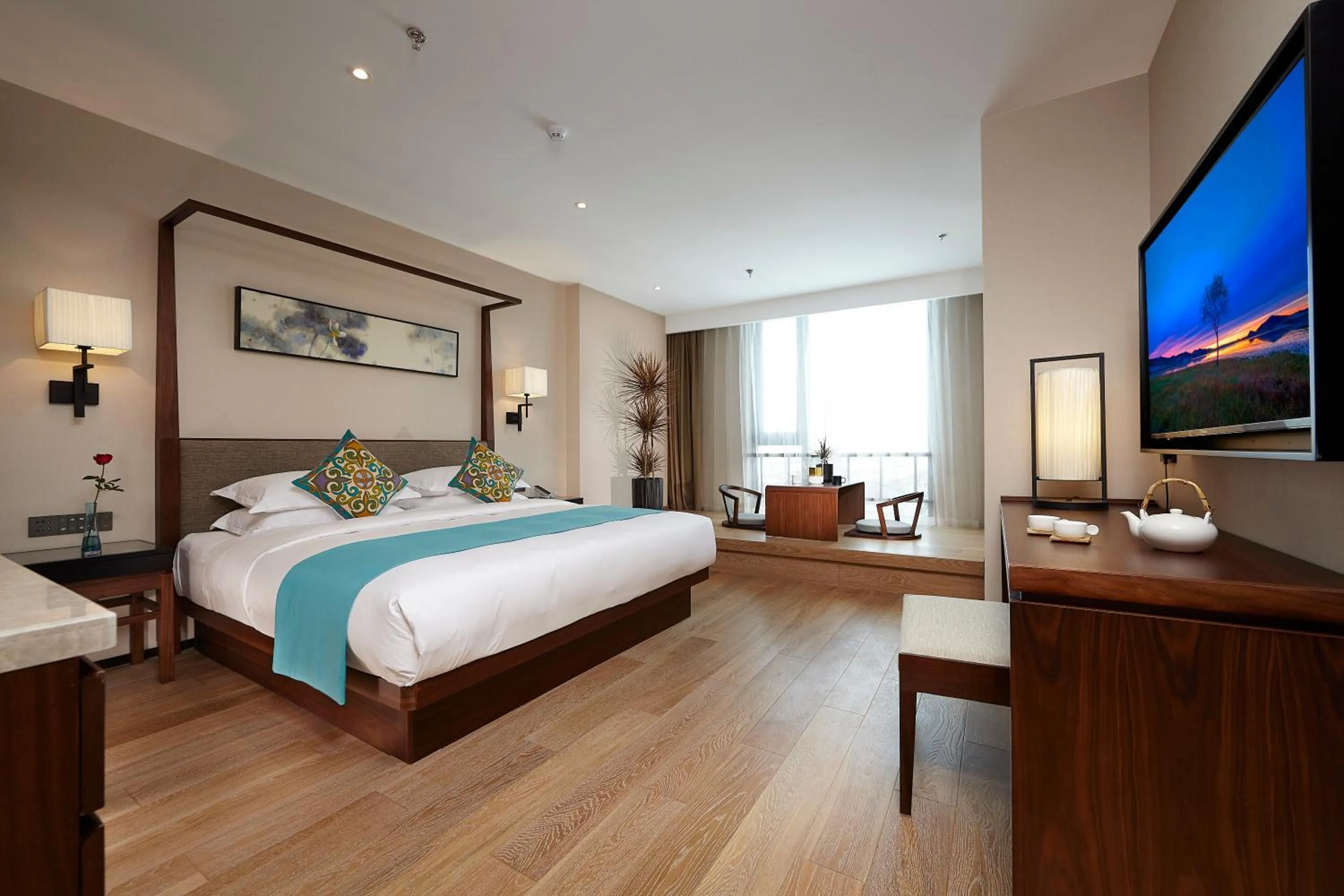 Photo of the whole room, Bed in SSAW Boutique Hotel Yangzhou