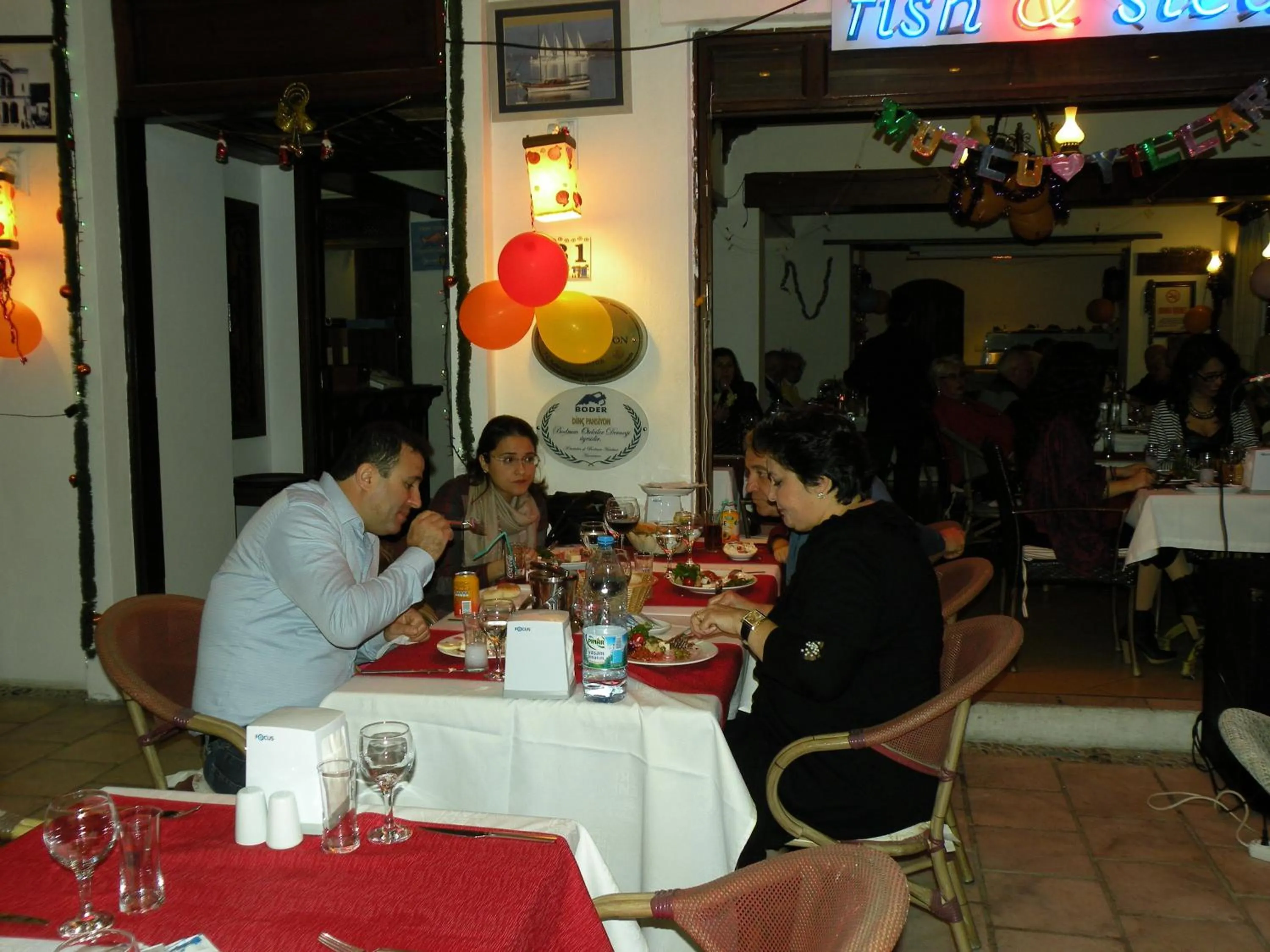 Restaurant/places to eat in Dinc Pension