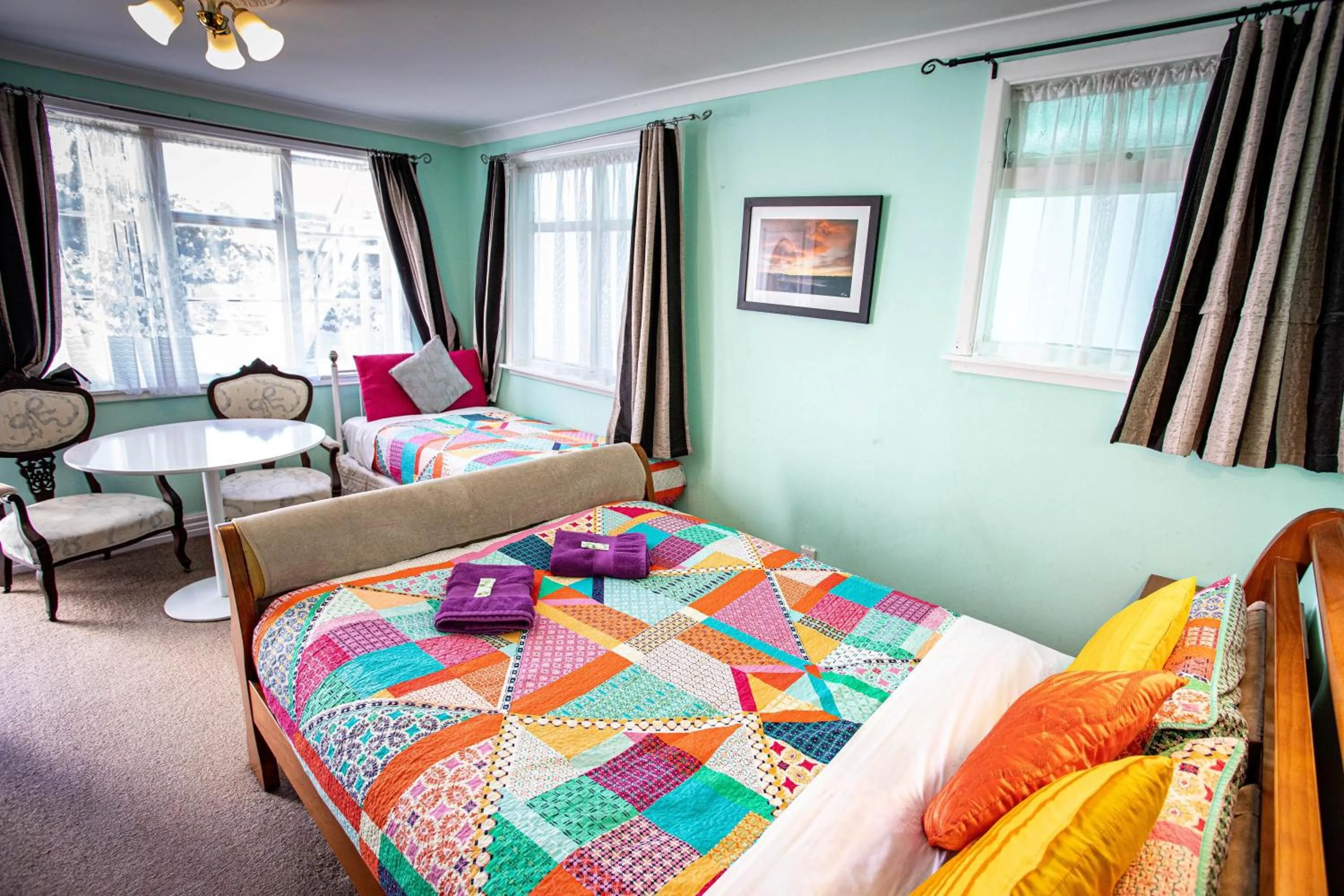 Bed in Richmond Guest House