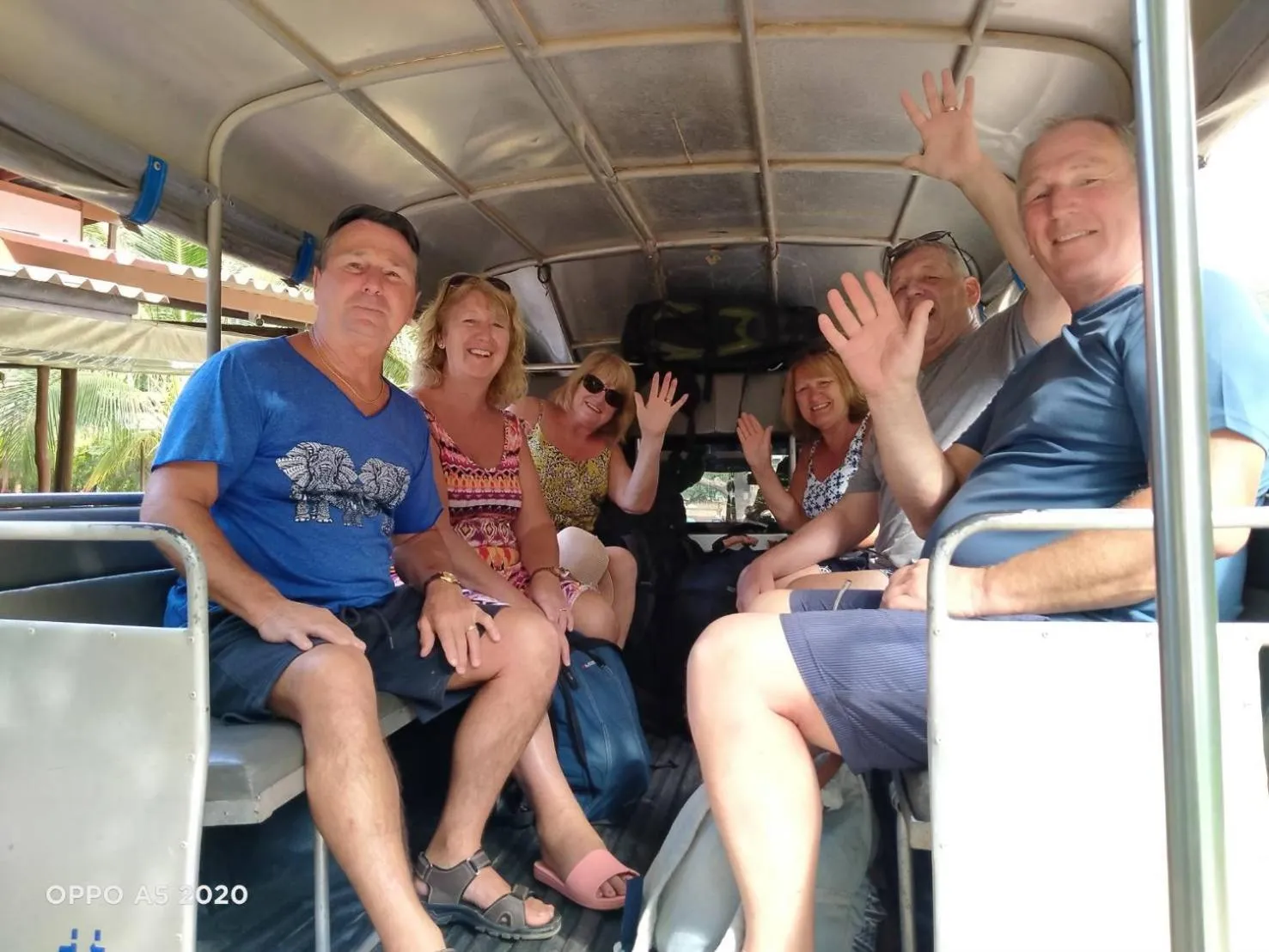 group of guests in Najjamee Bungalows