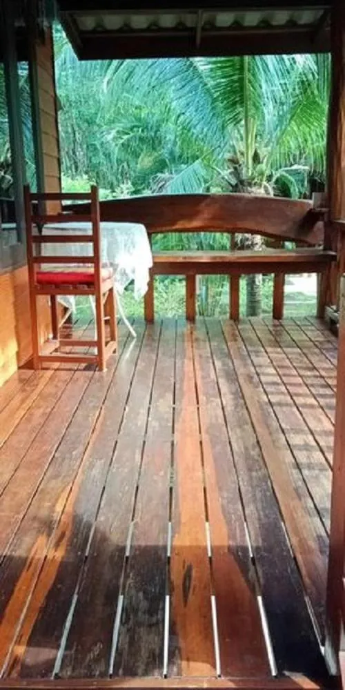 Balcony/Terrace in Najjamee Bungalows