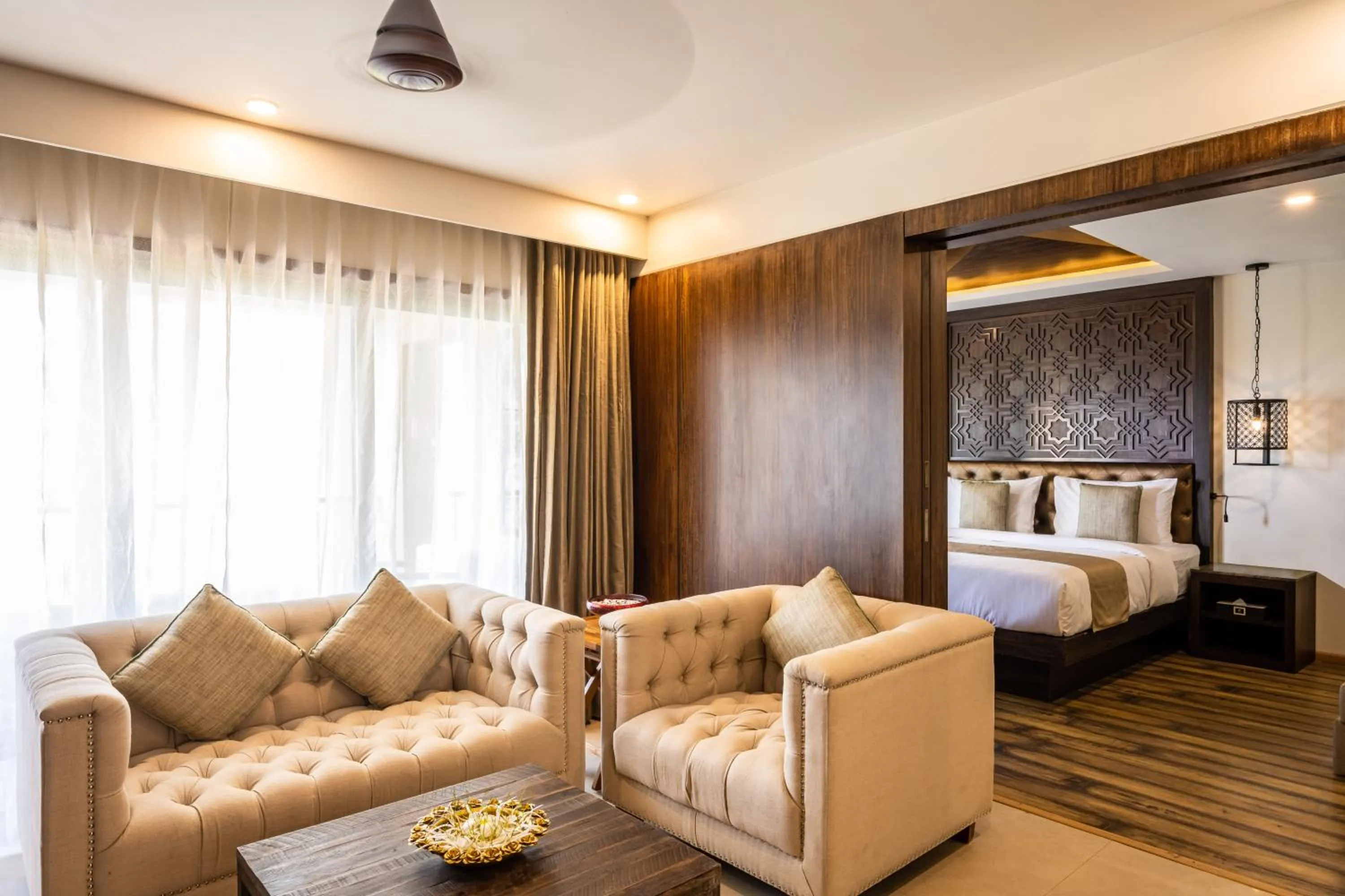 Bed in Silver Waves Resort & Spa - Daman