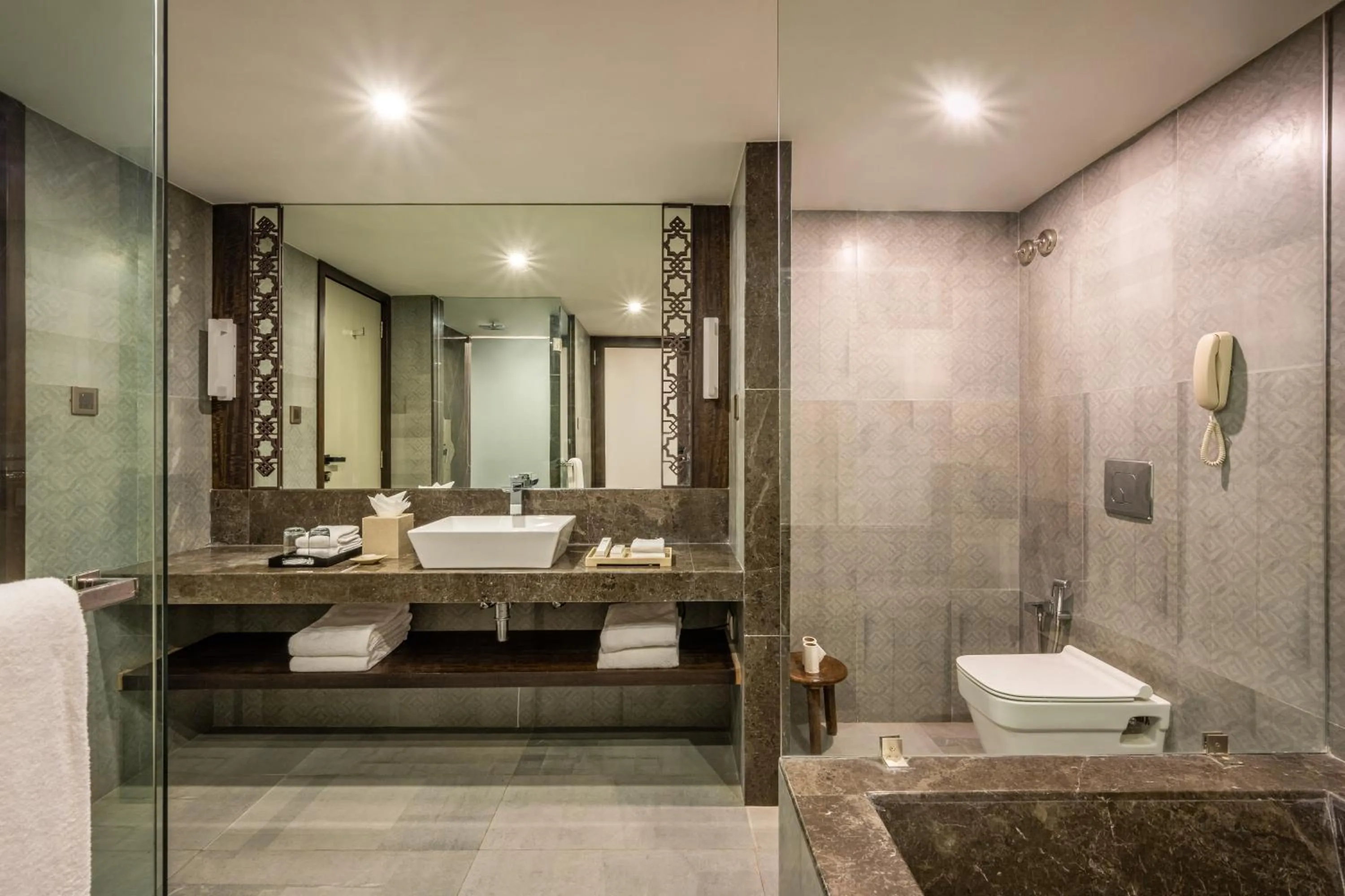 Bathroom in Silver Waves Resort & Spa - Daman