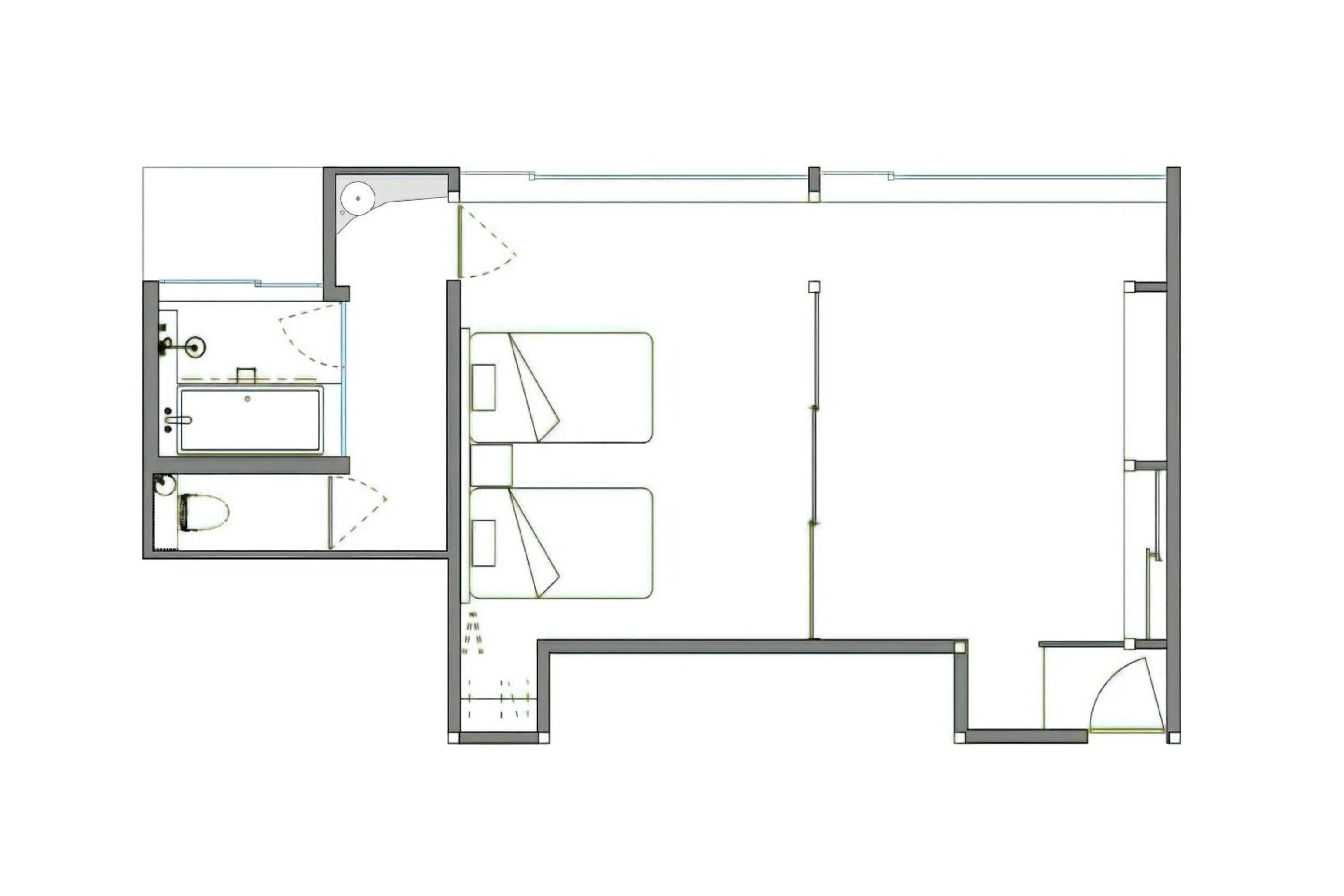Photo of the whole room in Koyasan Sanadabo Rengejoin