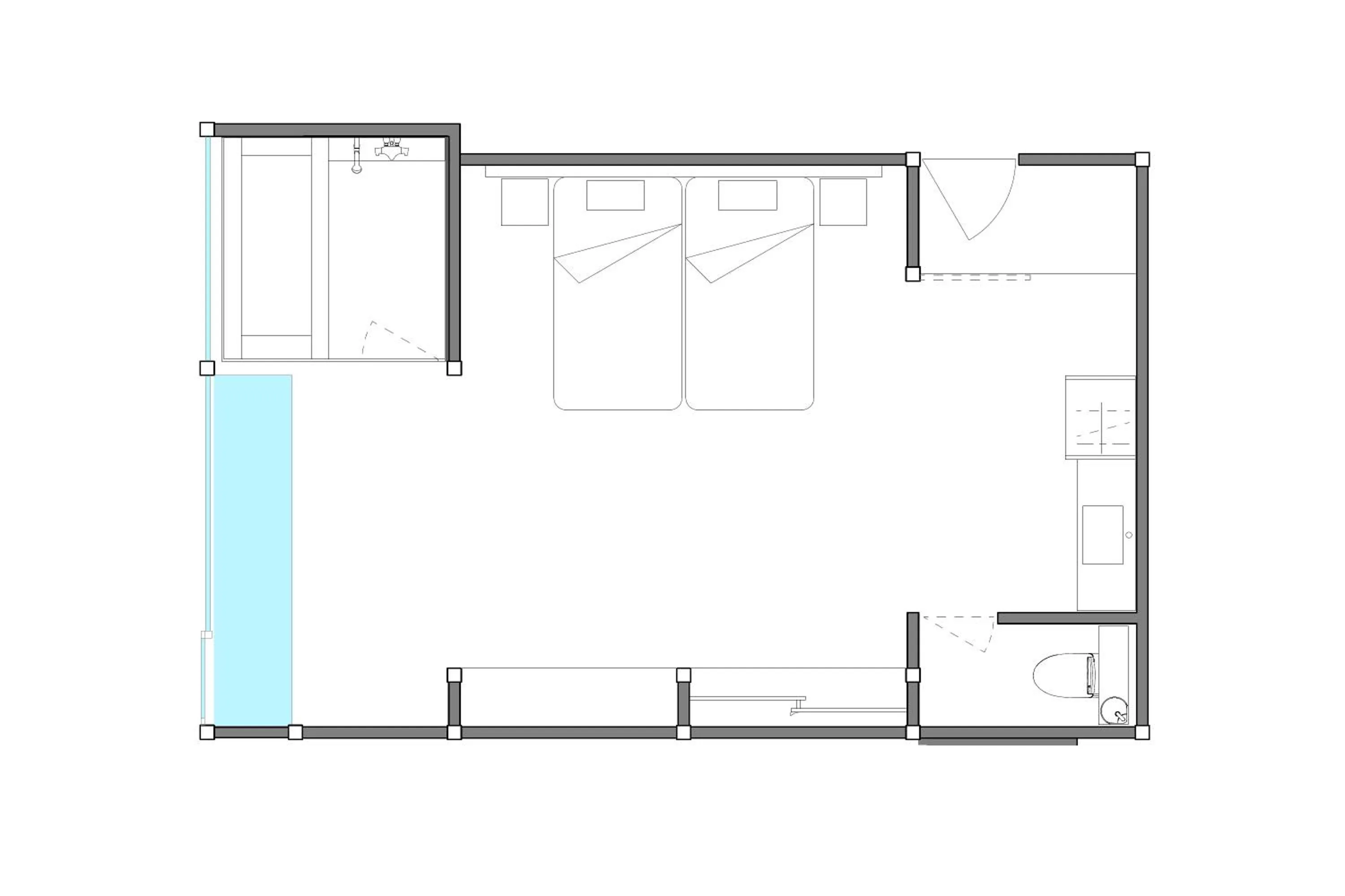 Photo of the whole room in Koyasan Sanadabo Rengejoin