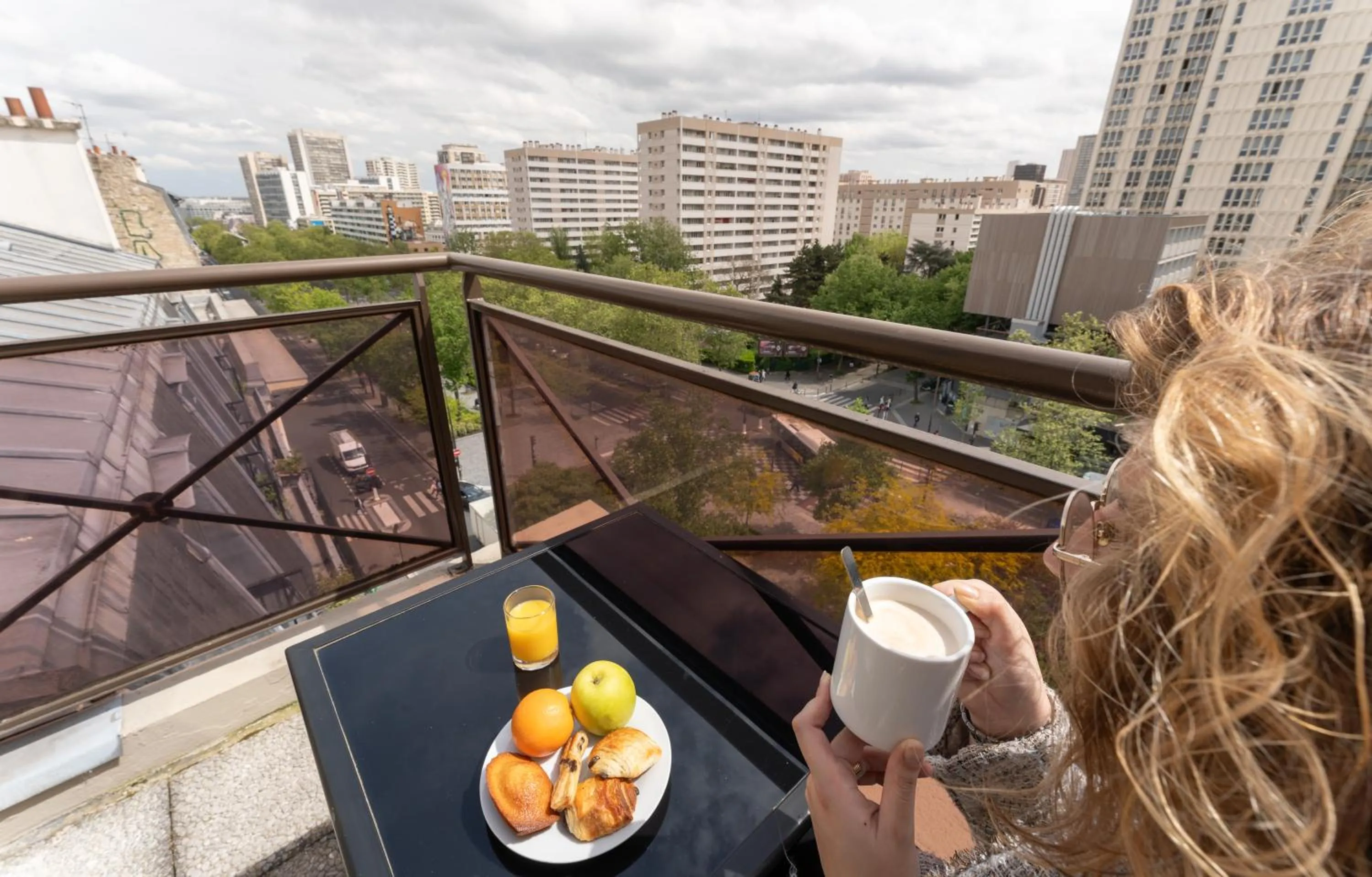 Balcony/Terrace in Hotel Inn Design Paris Place d'italie