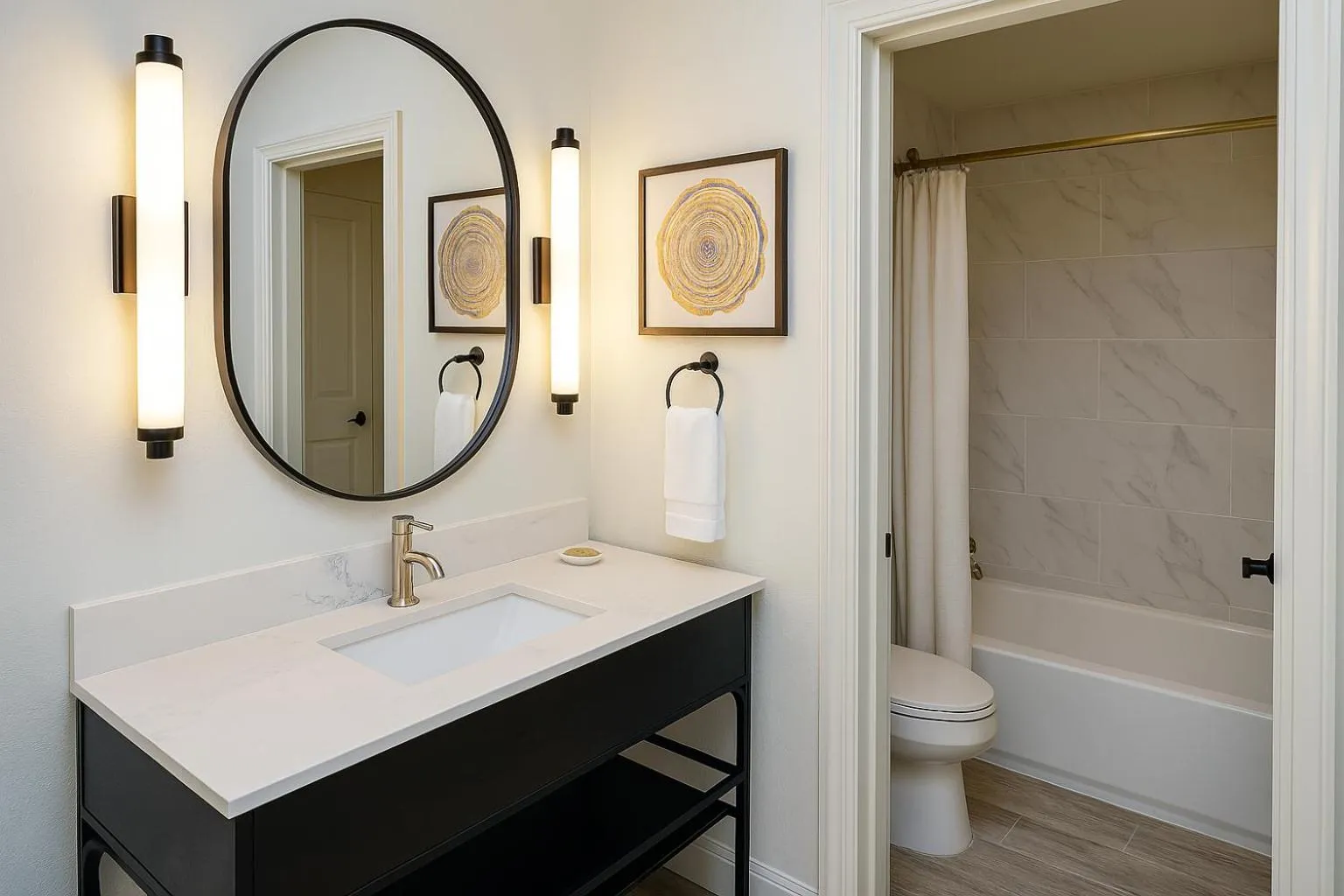 Shower in The Woodrose- NEWLY RENOVATED