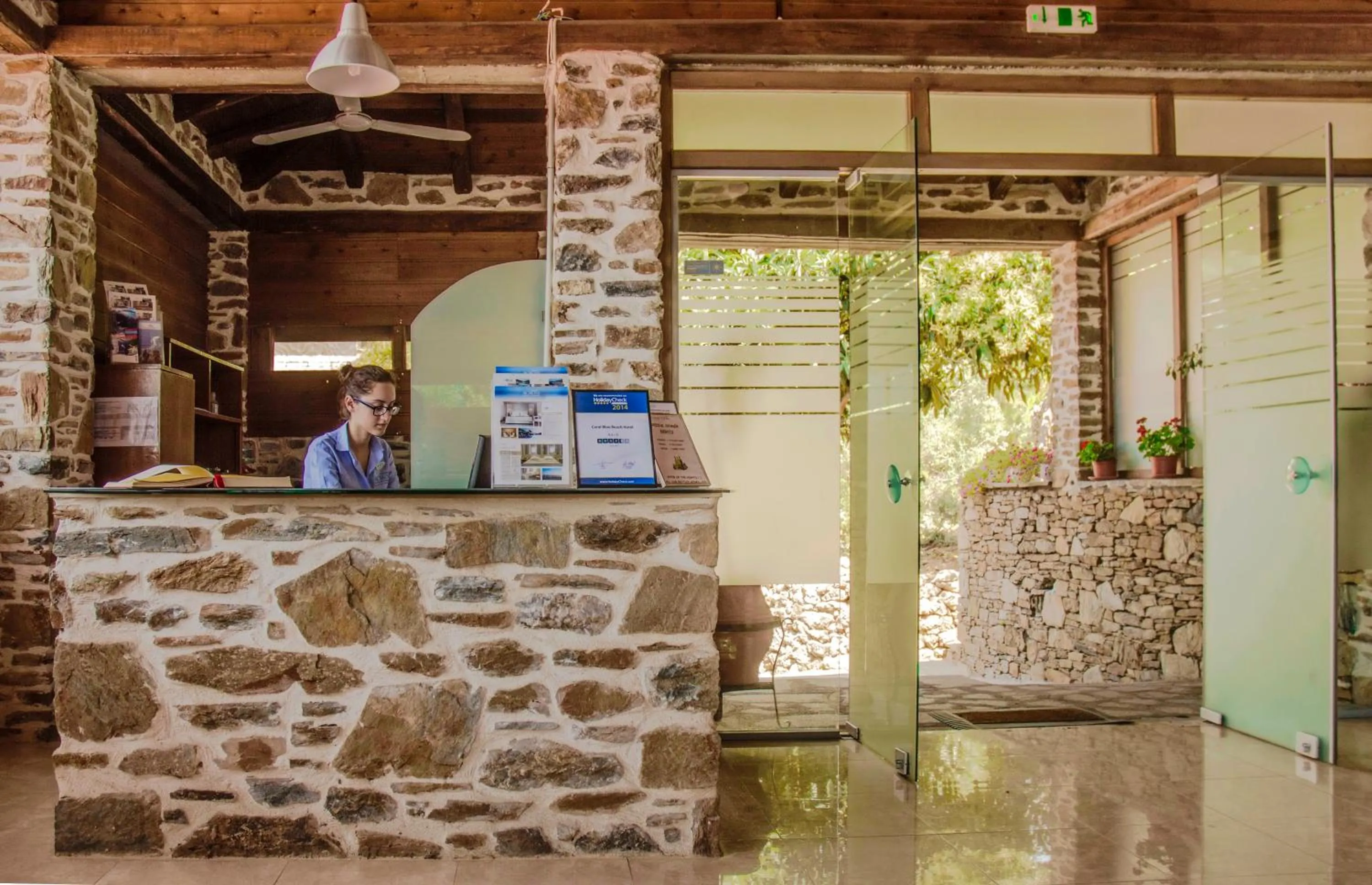 Staff in Coral Blue Beach Hotel Gerakini
