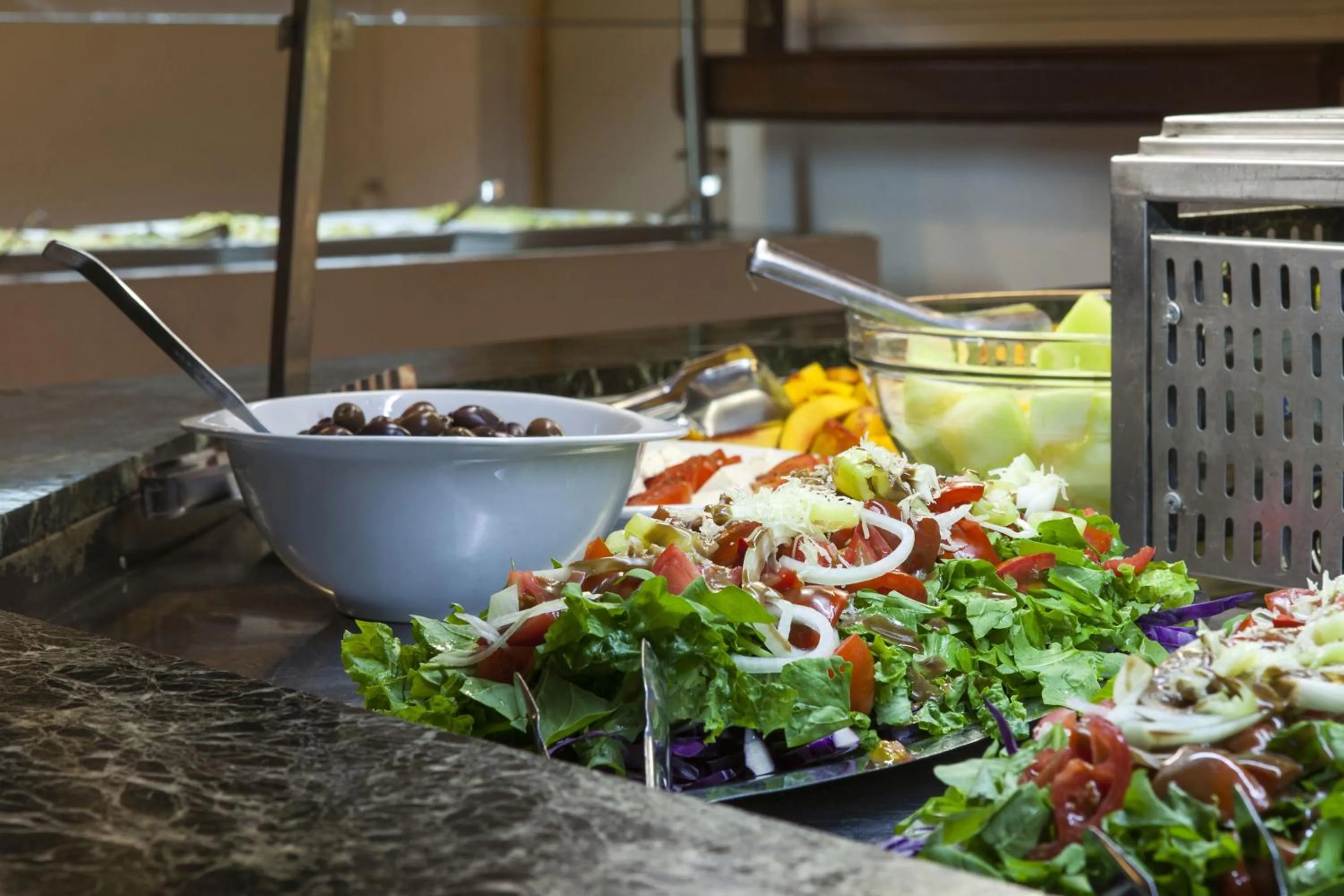 Food in Coral Blue Beach Hotel Gerakini