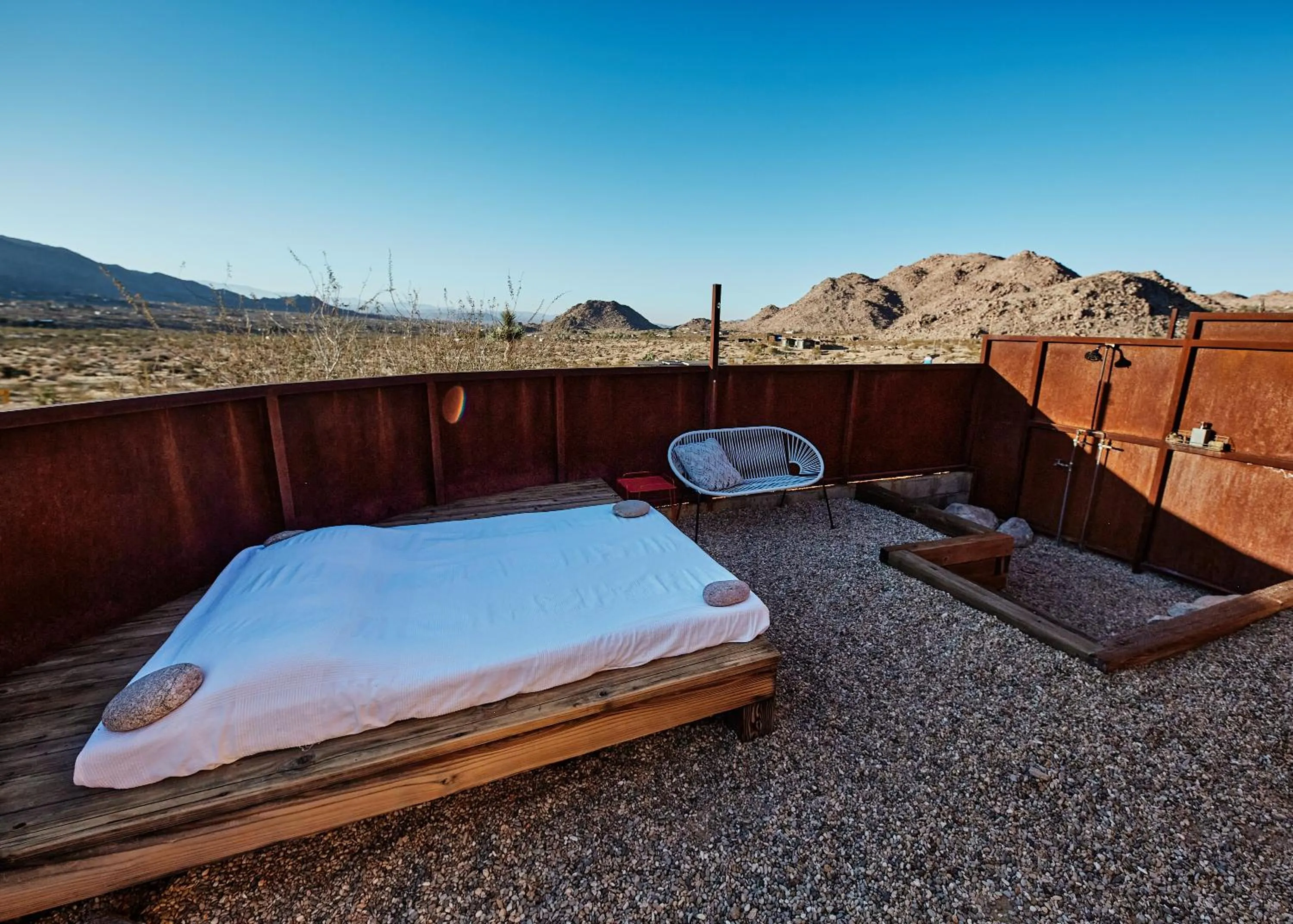 Shower in Sacred Sands