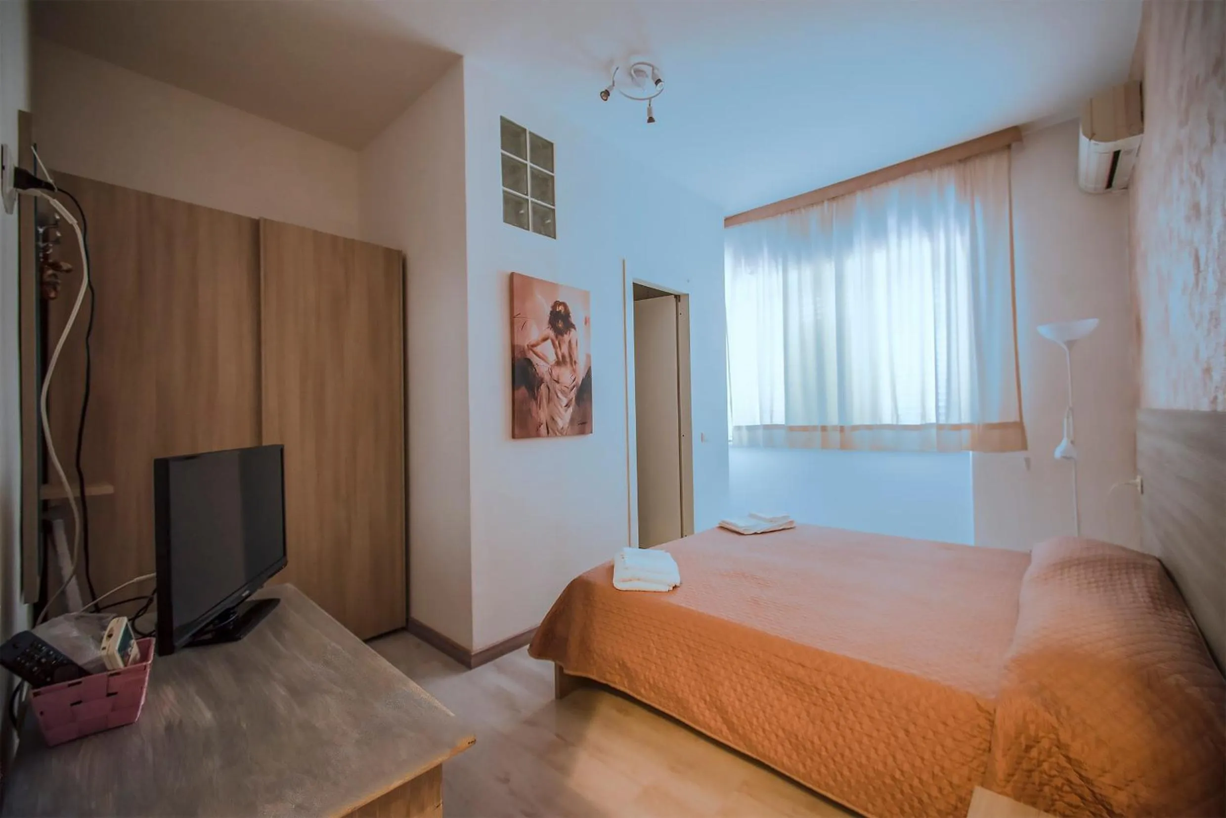 Bed in Hotel Sabatino