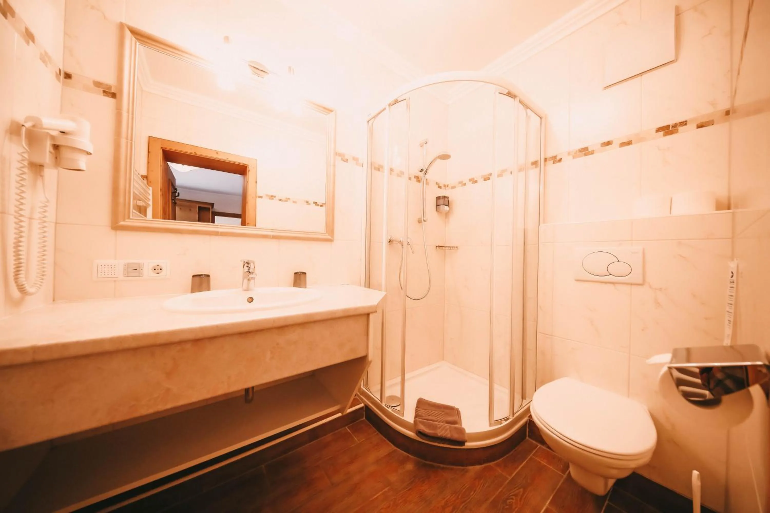 Bathroom in Posers Bergwelt B&B