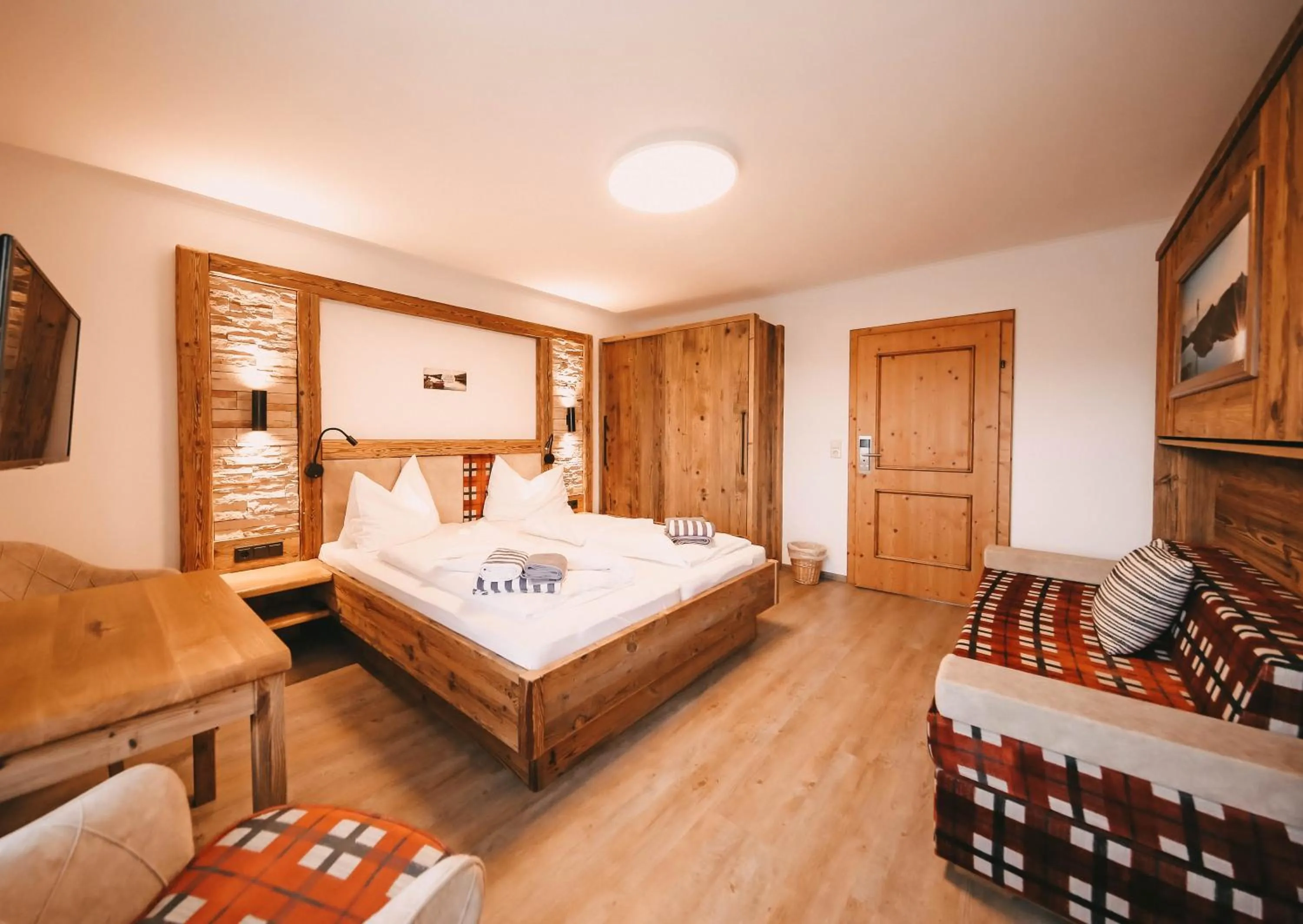 Bedroom, Bed in Posers Bergwelt B&B