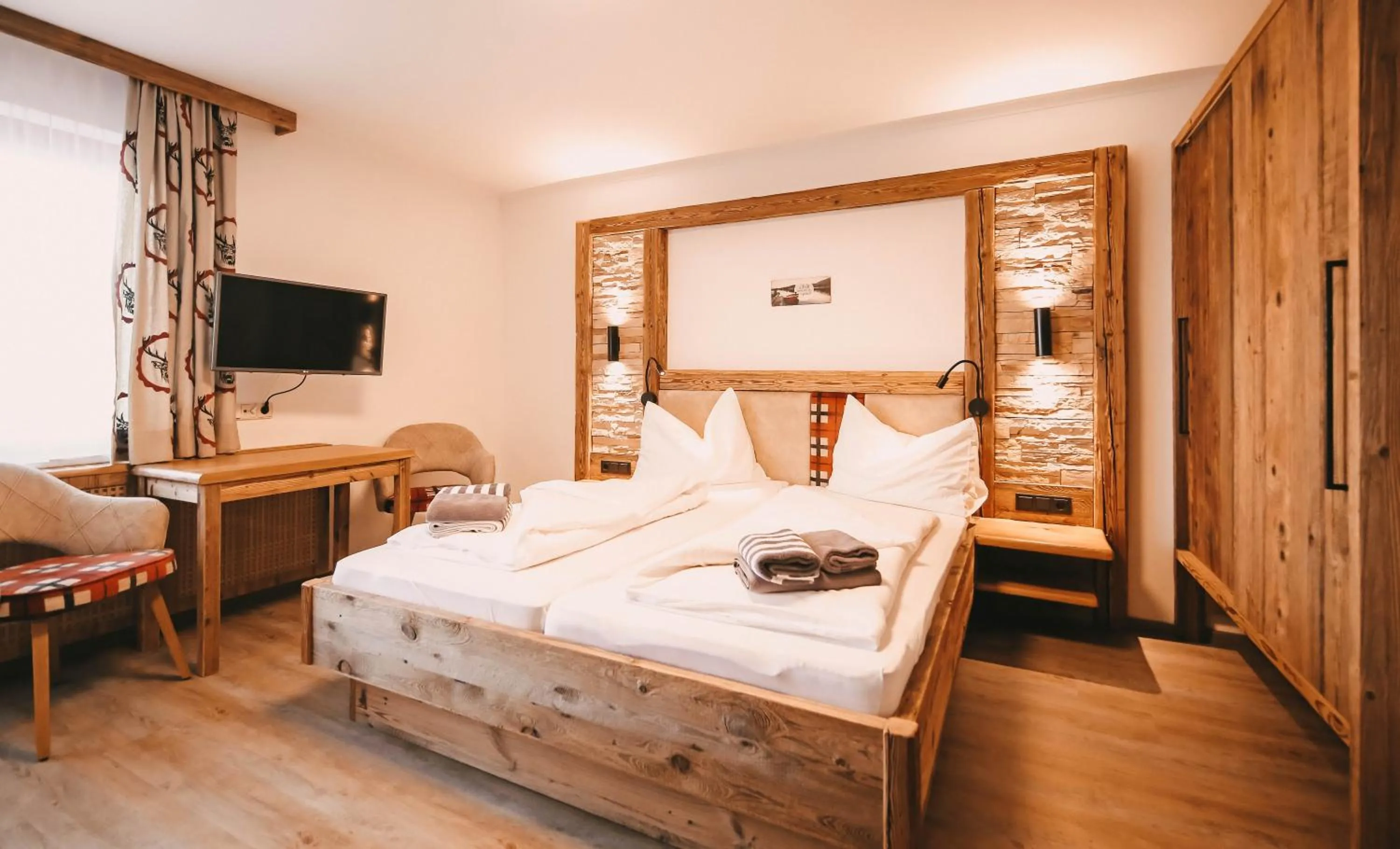 Bed in Posers Bergwelt B&B