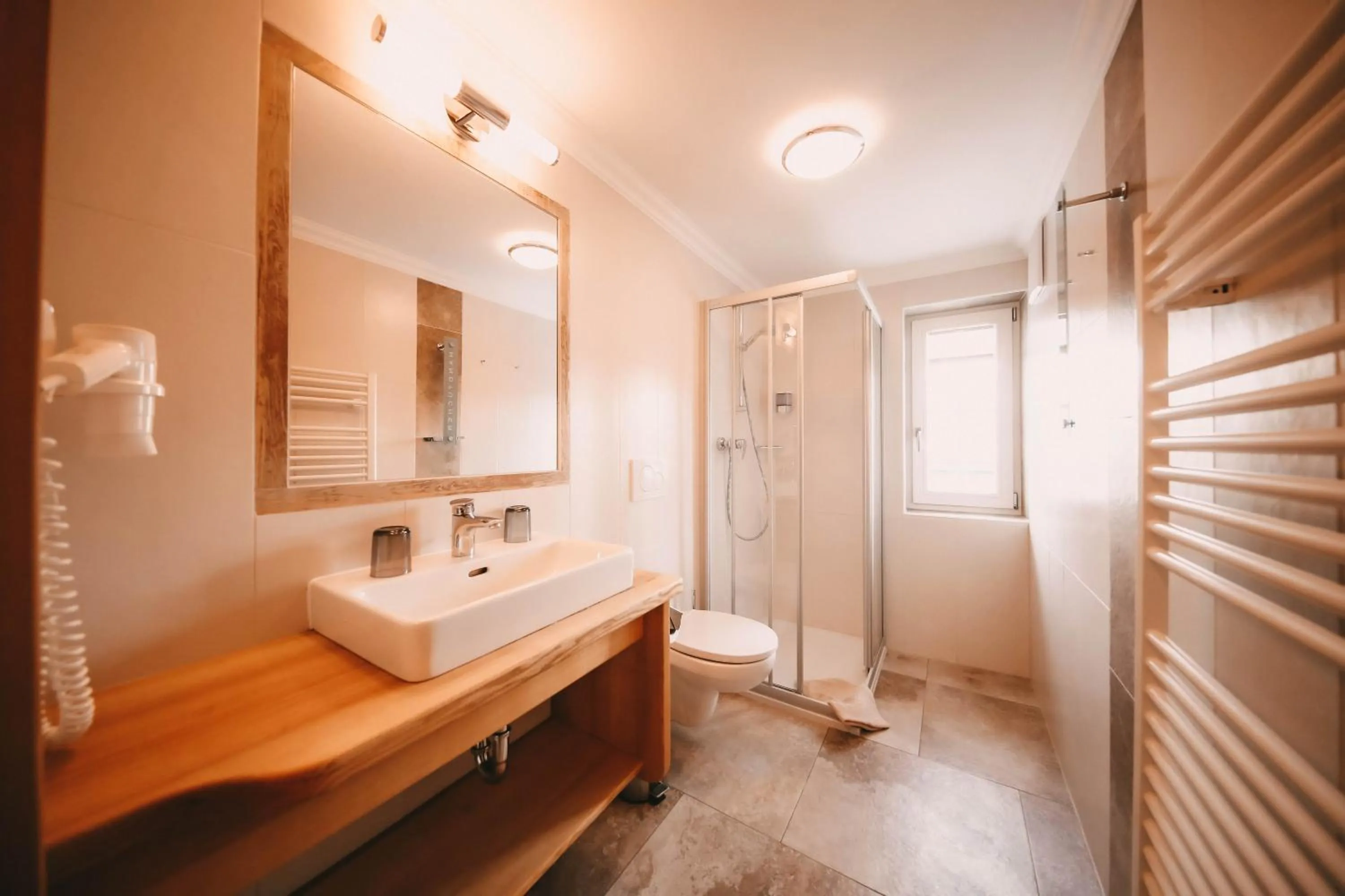 Shower in Posers Bergwelt B&B