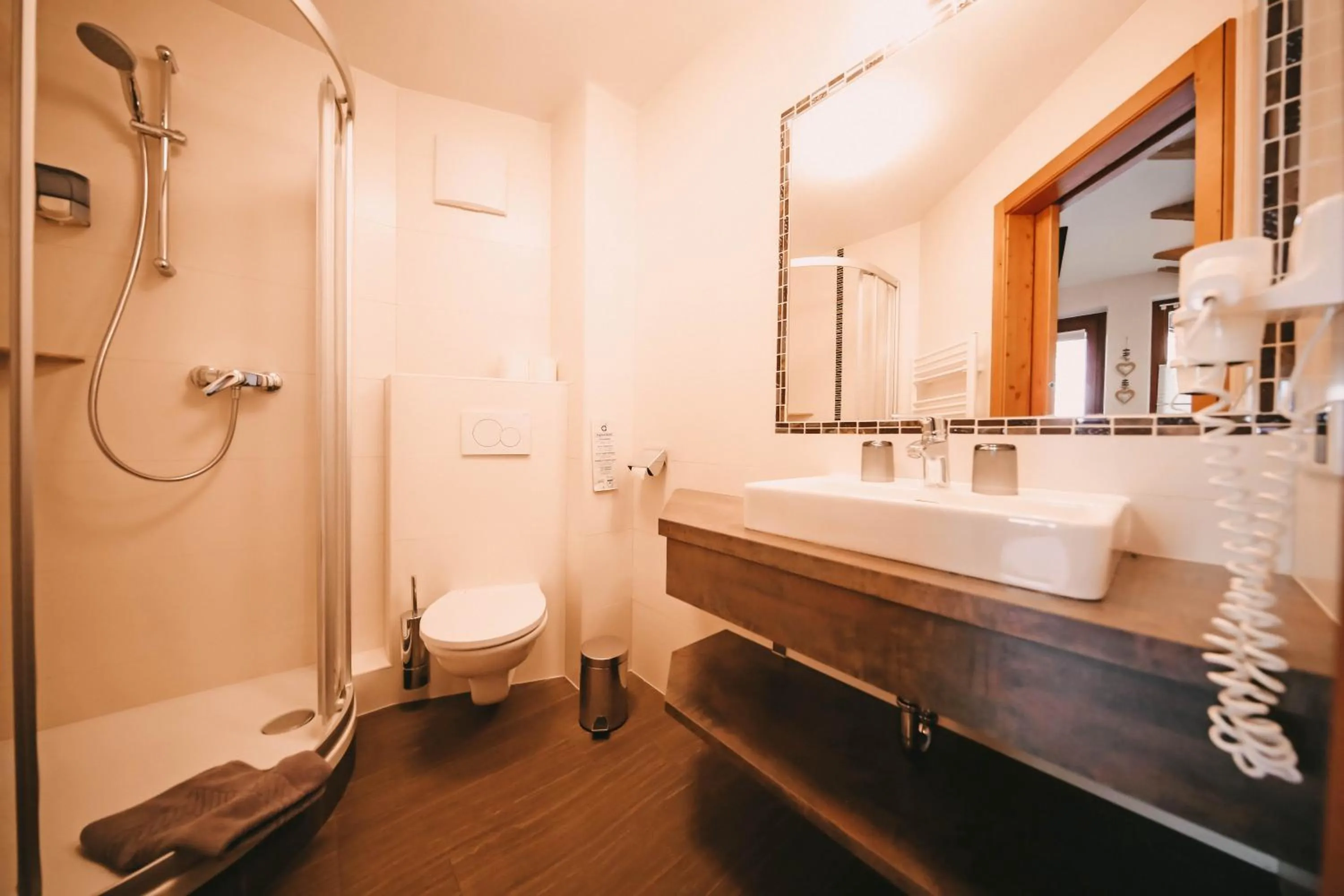 Bathroom in Posers Bergwelt B&B