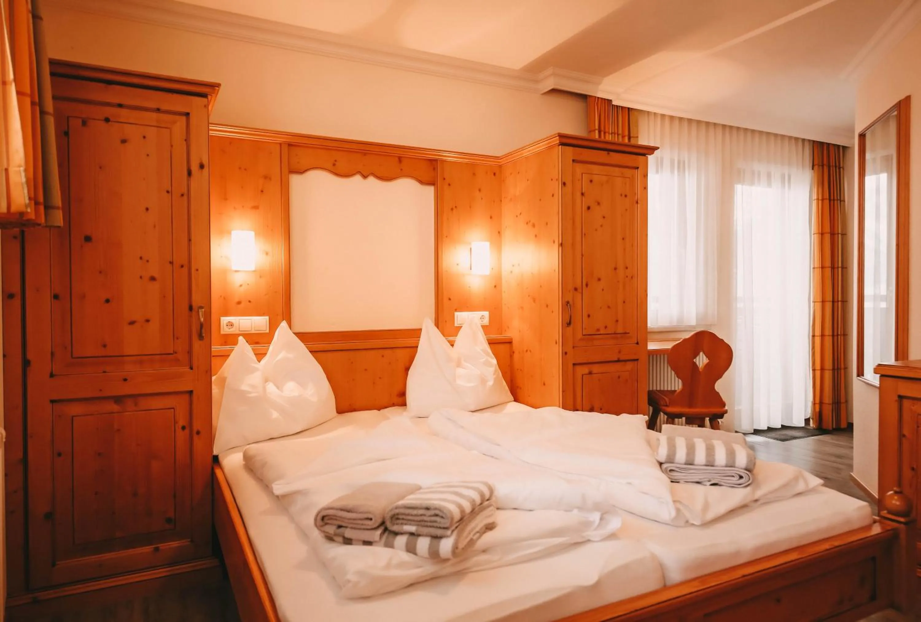 Bed in Posers Bergwelt B&B