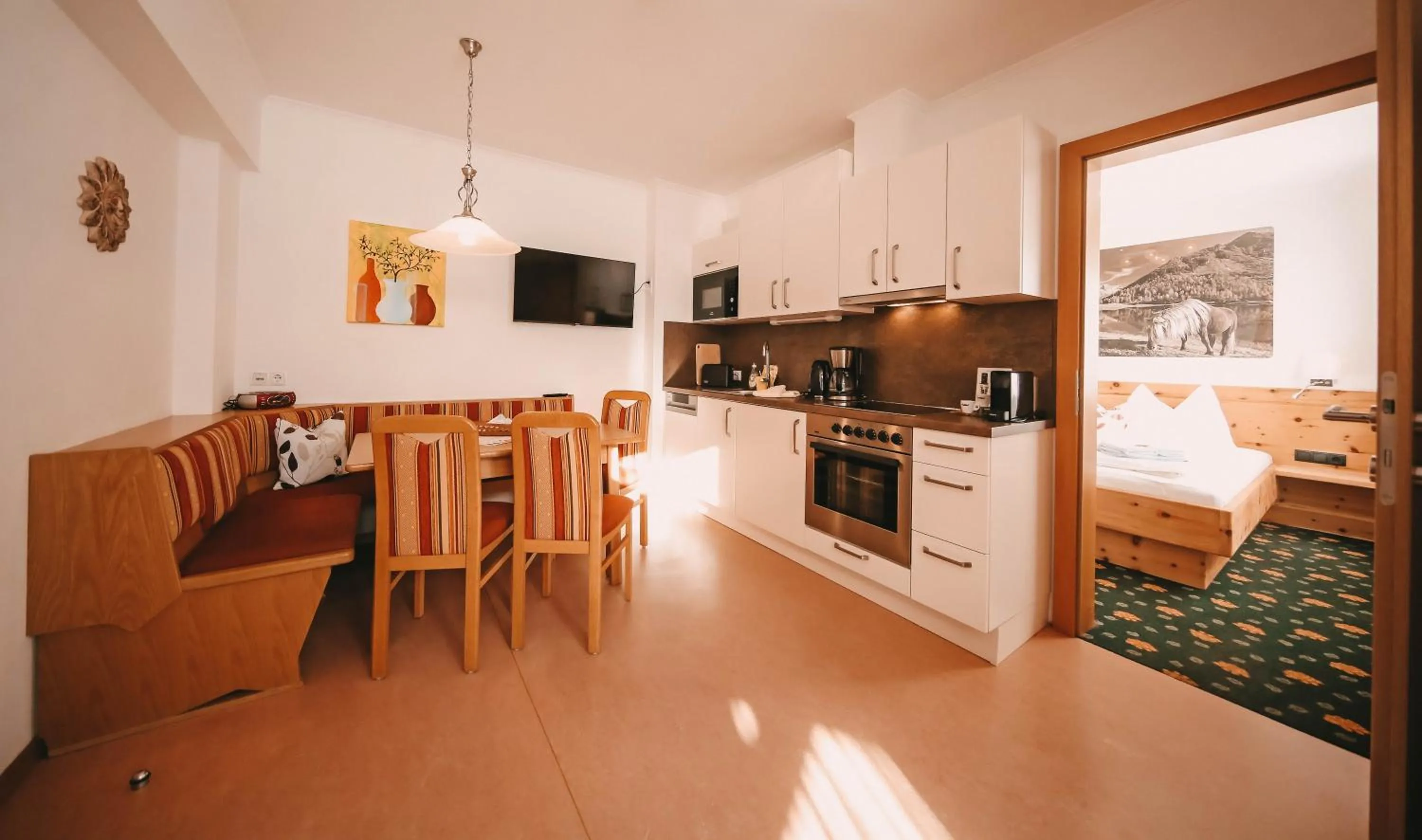 Living room in Posers Bergwelt B&B