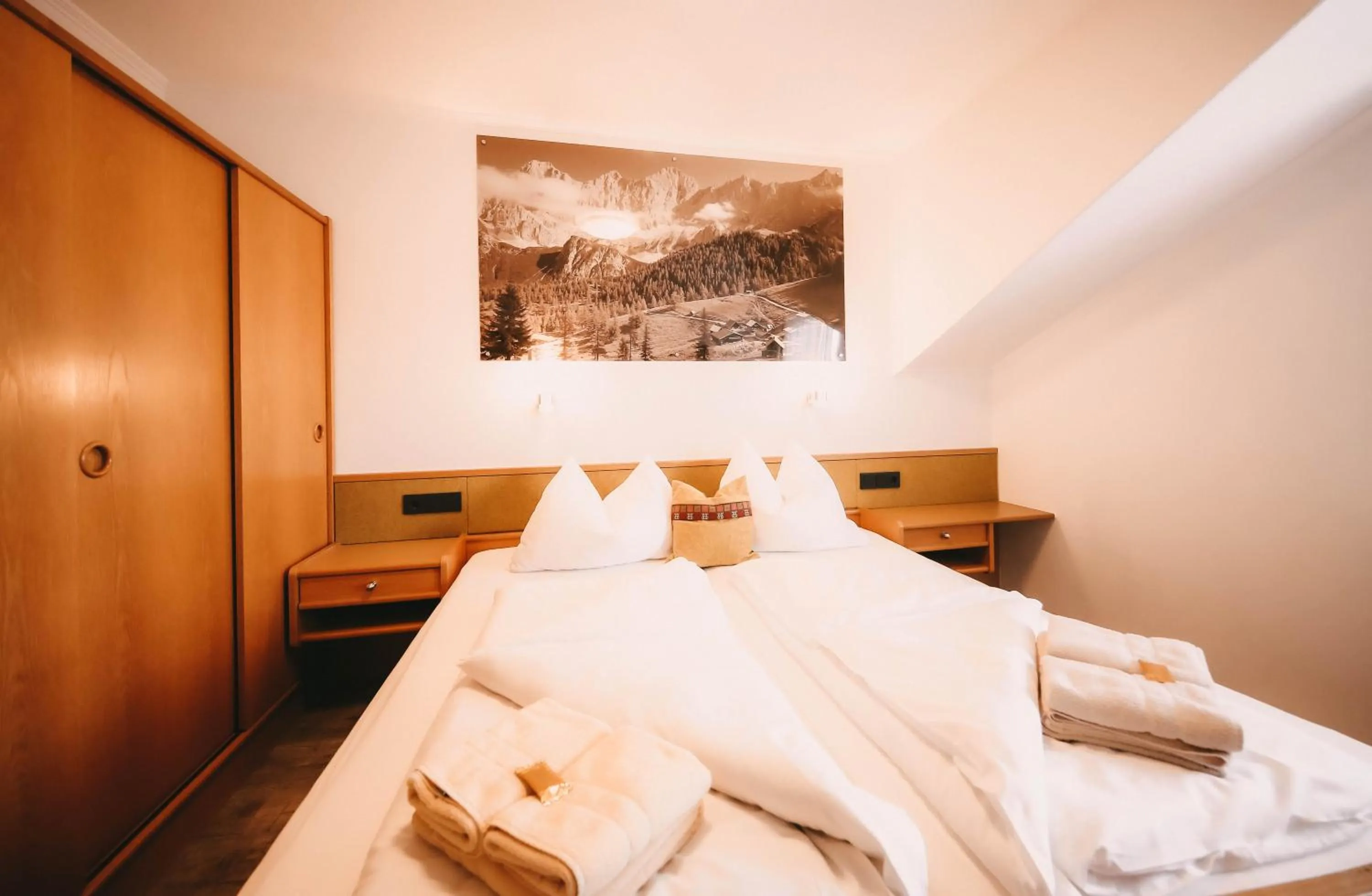 Bed in Posers Bergwelt B&B