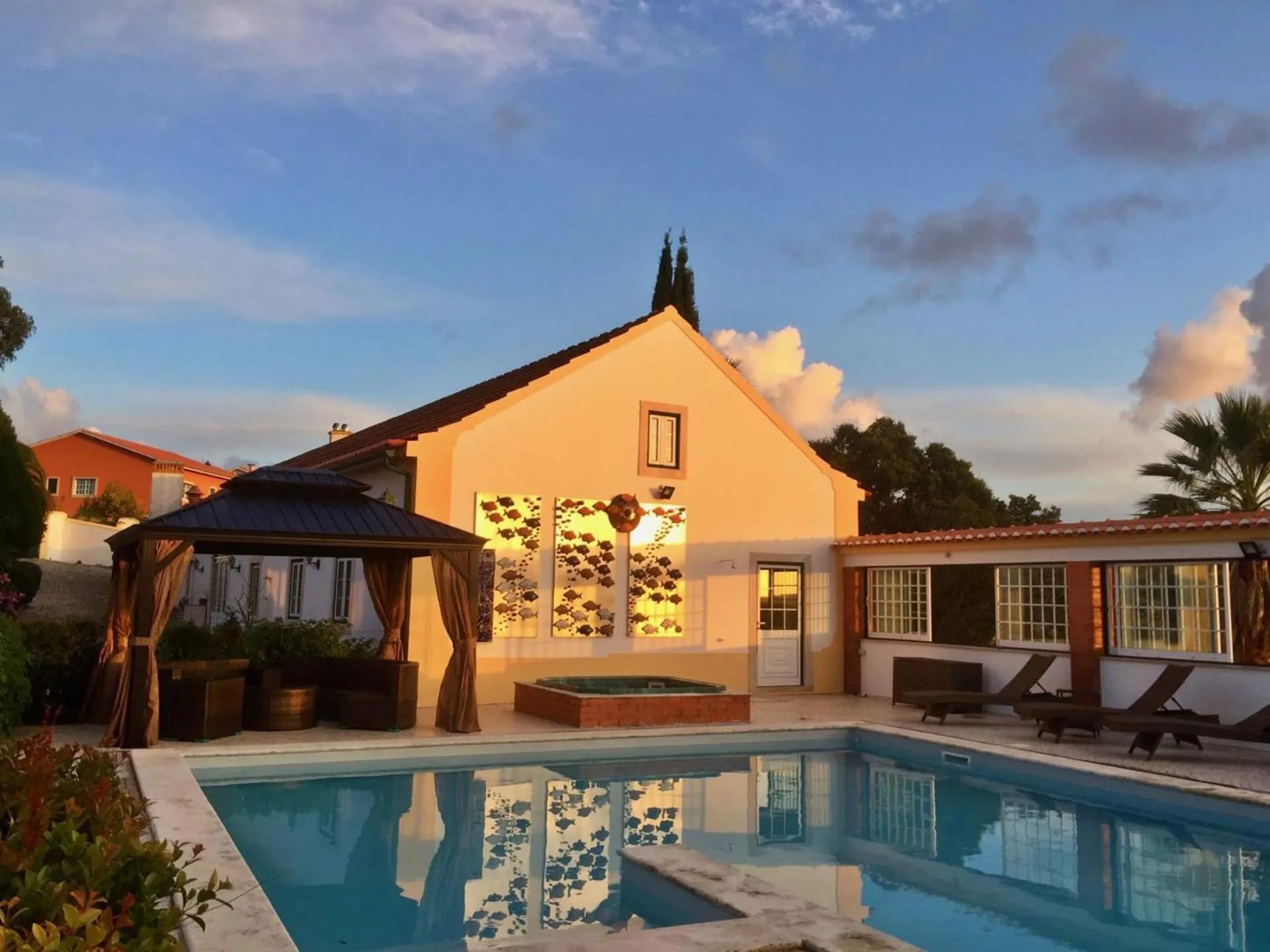 Pool view in Vida-Vi, Country House and B&B