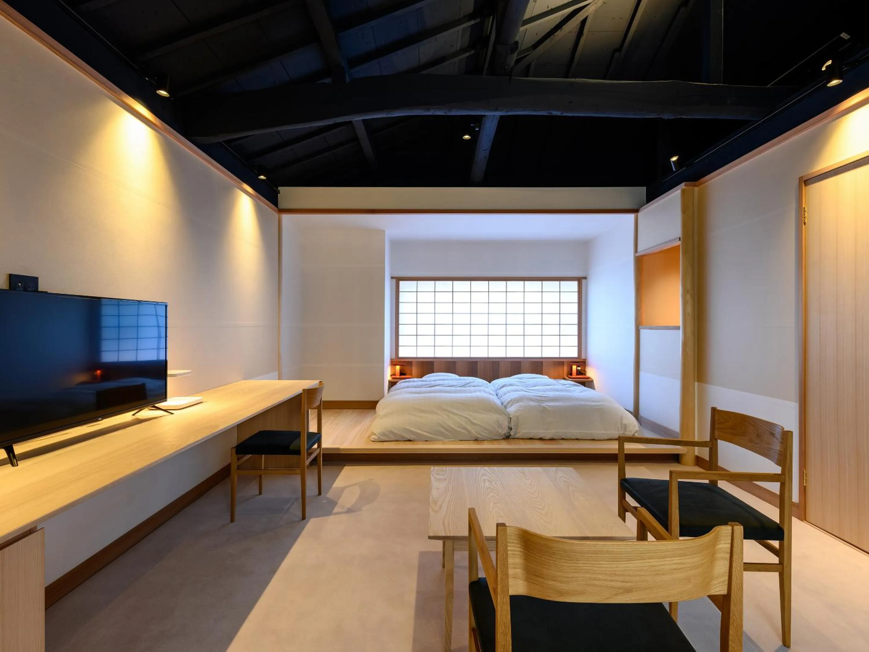 Photo of the whole room, Bed in Kappo Ryokan Yumesaki