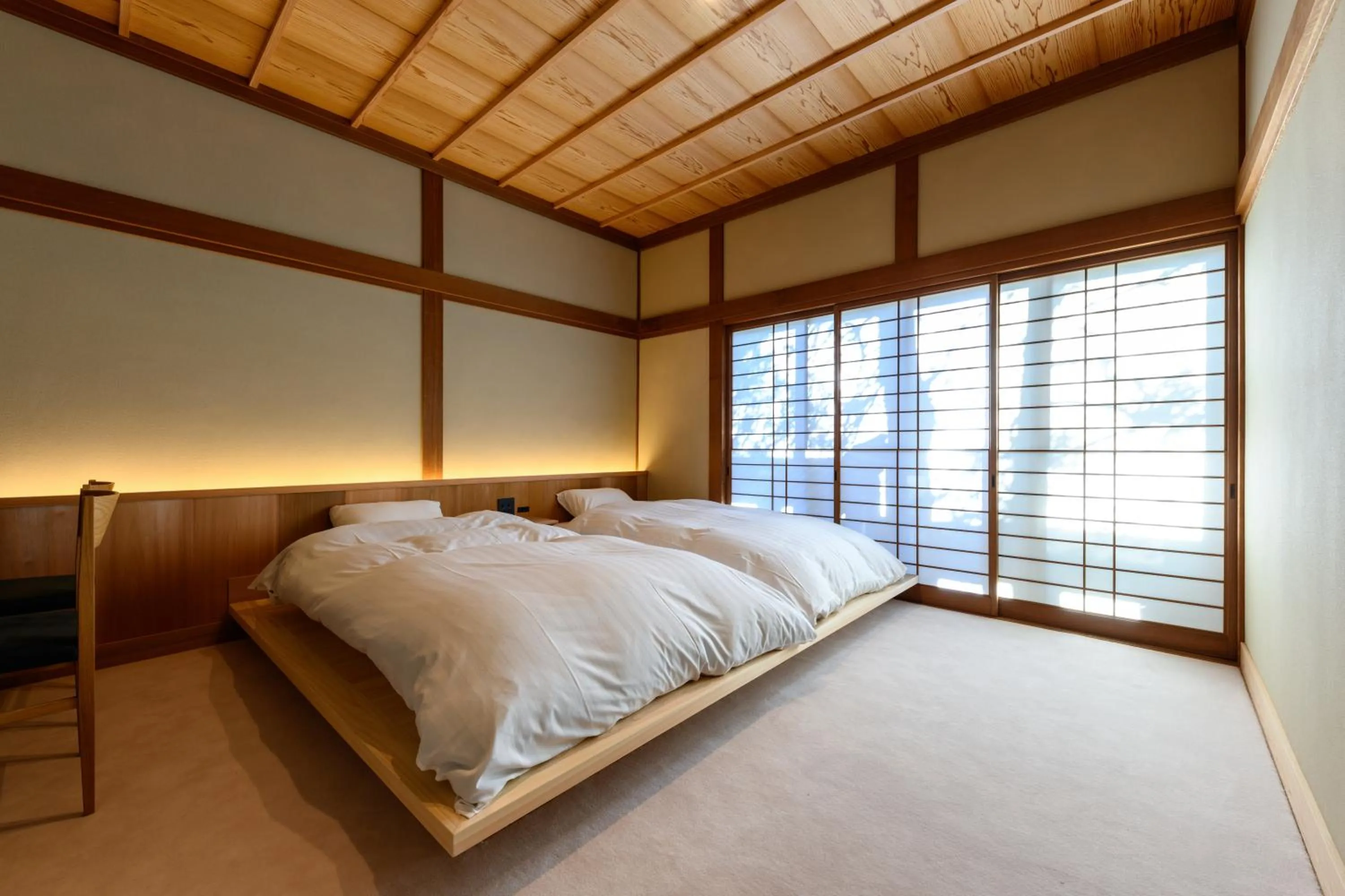 Photo of the whole room, Bed in Kappo Ryokan Yumesaki