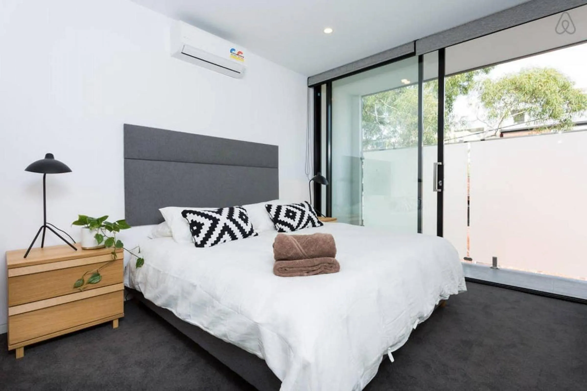 Bed in Lola Three Levels of Style with Rooftop Terrace