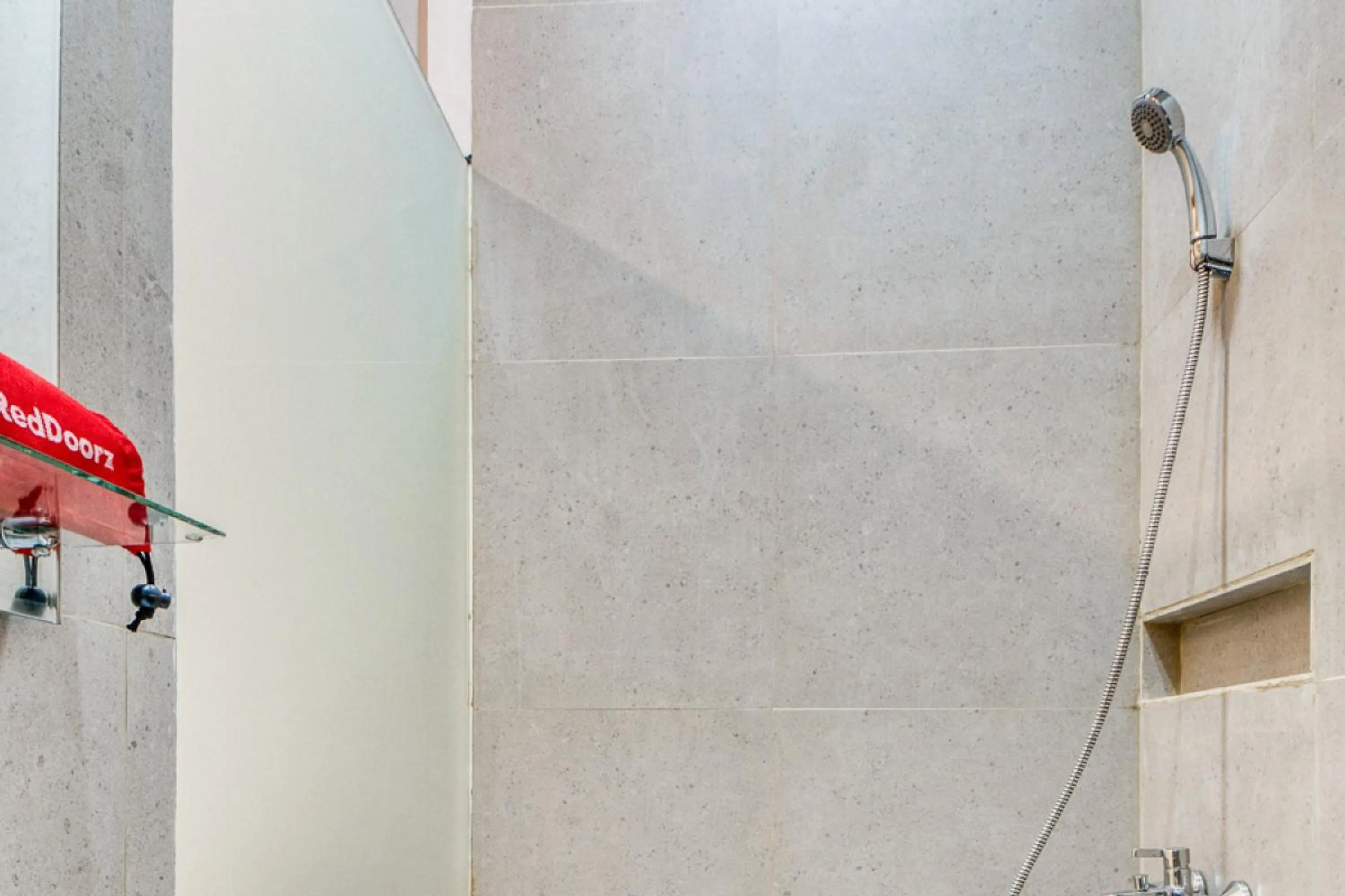 Bathroom in RedDoorz Plus near Taman Ismail Marzuki