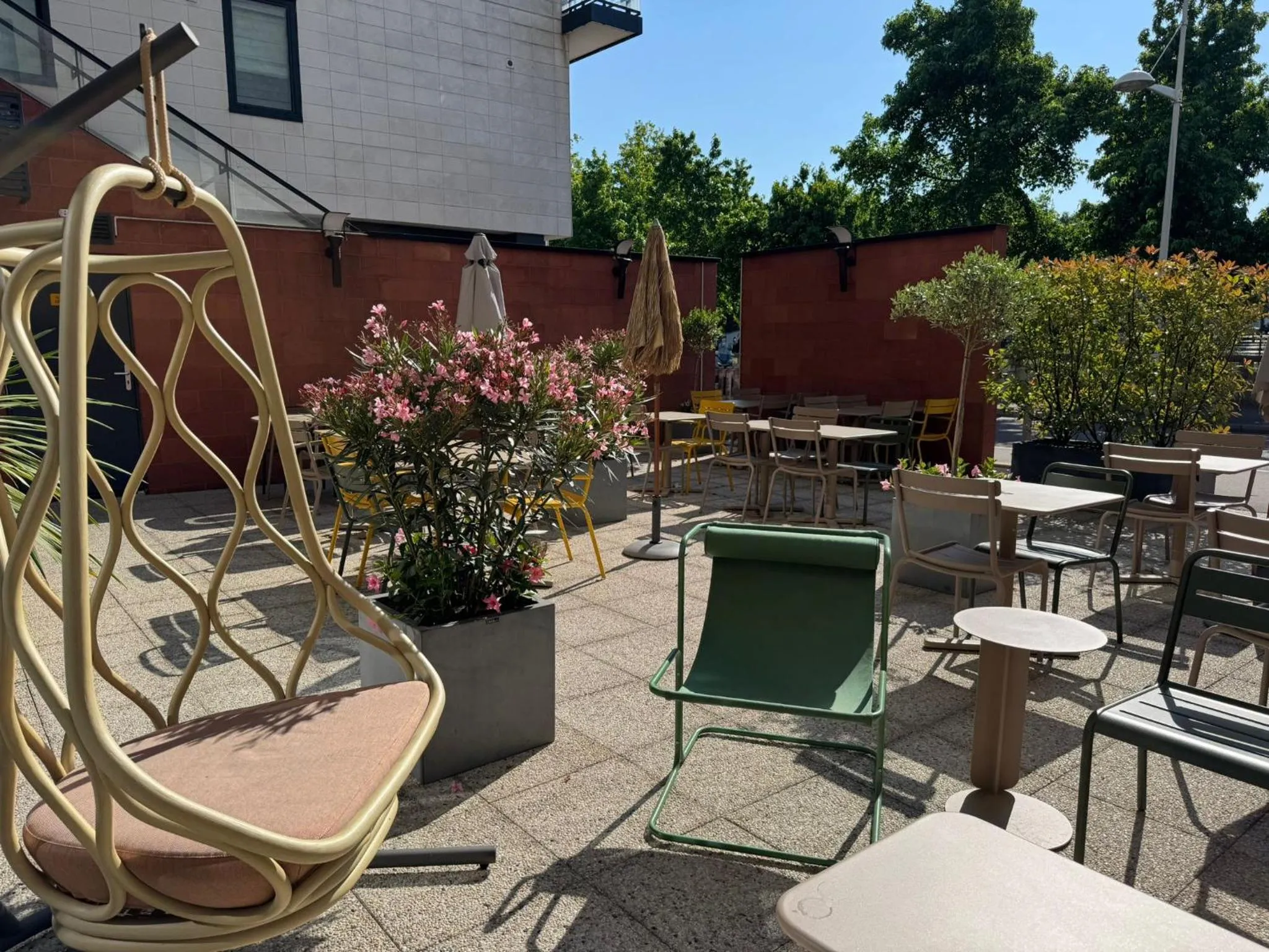 Balcony/Terrace in Novotel Suites Rouen Normandie