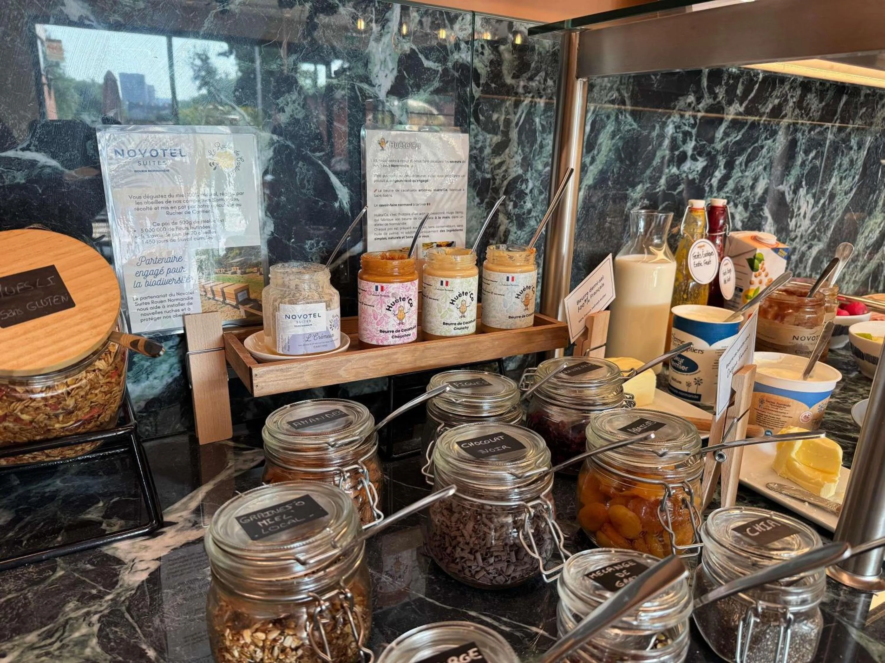 Breakfast in Novotel Suites Rouen Normandie