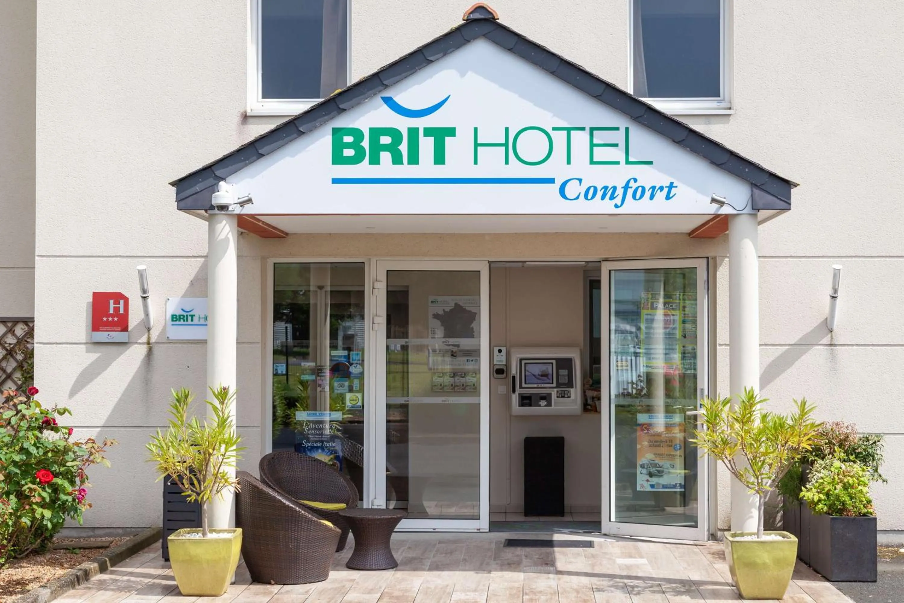 Property building in Brit Hotel Saumur
