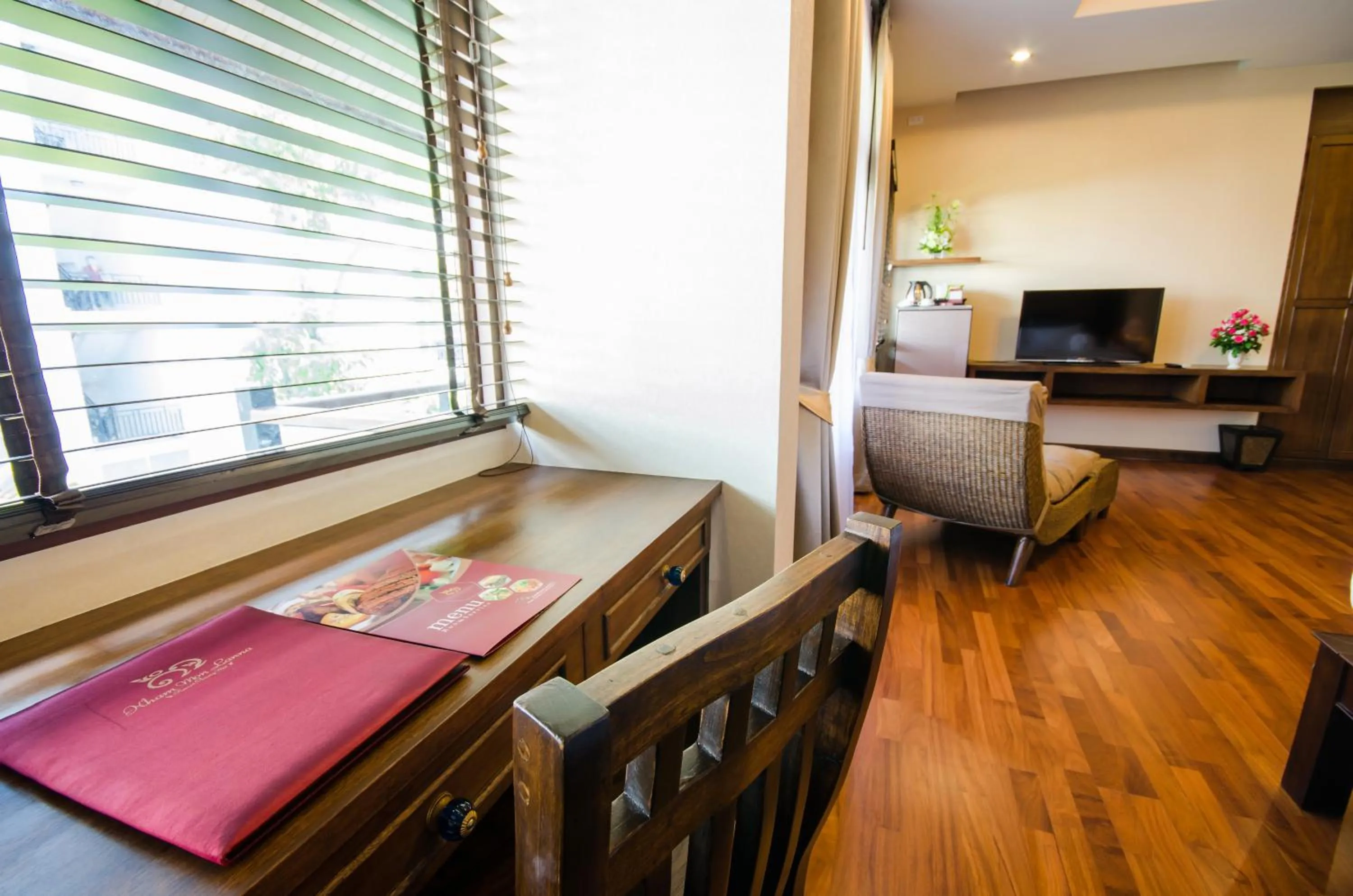 Bed in Khammon Lanna Resort Chiang Mai