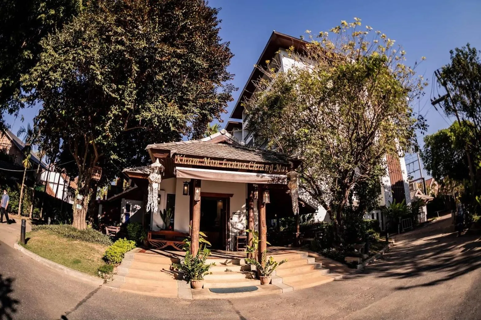 Facade/entrance in Khammon Lanna Resort Chiang Mai