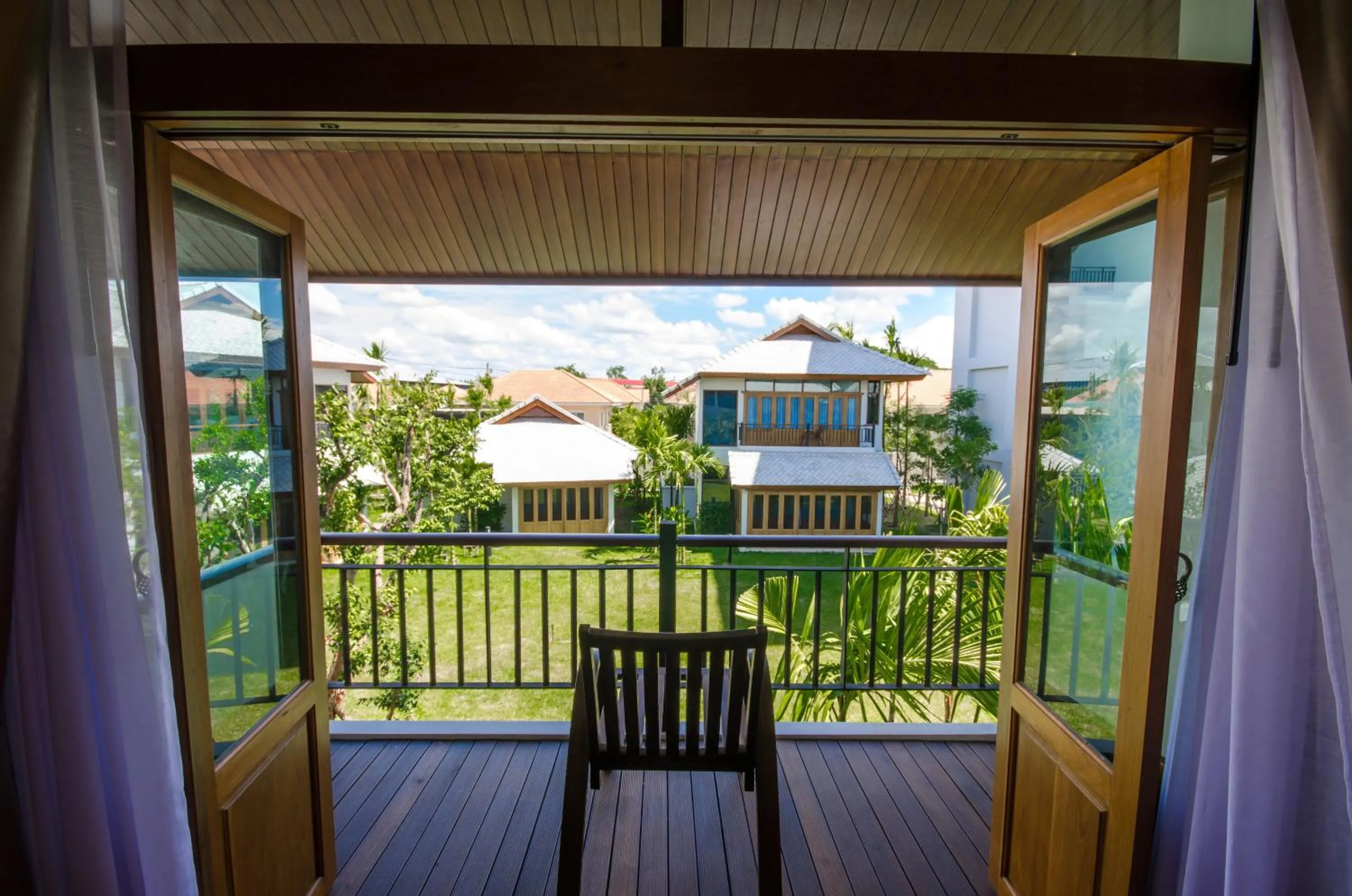 Balcony/Terrace in Khammon Lanna Resort Chiang Mai