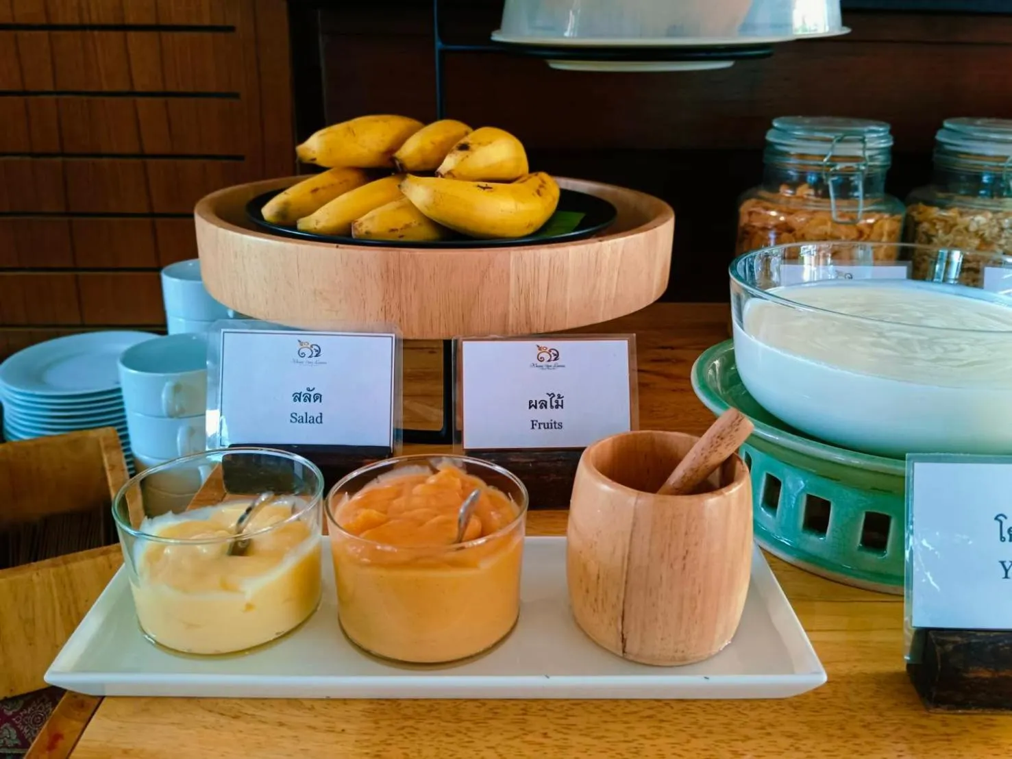 Breakfast in Khammon Lanna Resort Chiang Mai