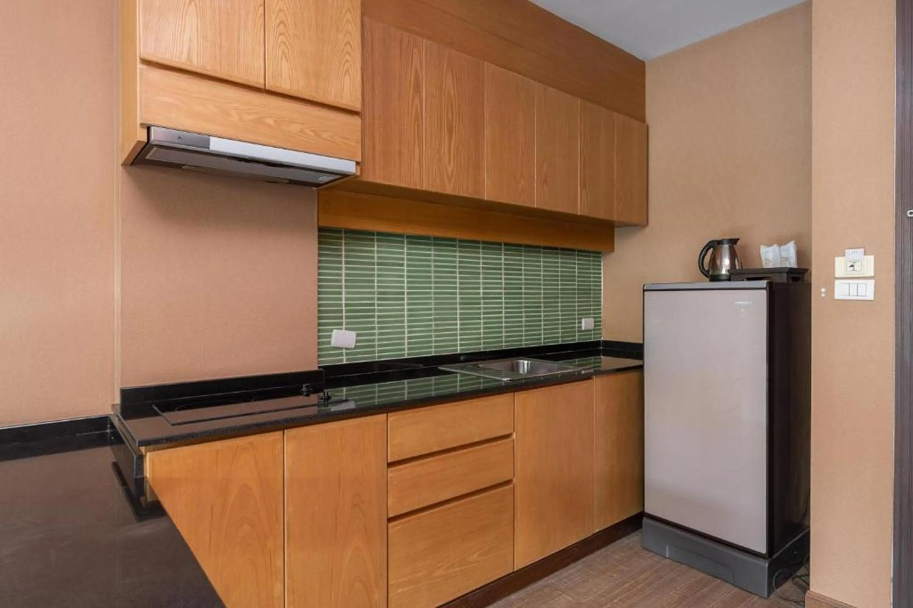 Kitchen or kitchenette in Khammon Lanna Resort Chiang Mai