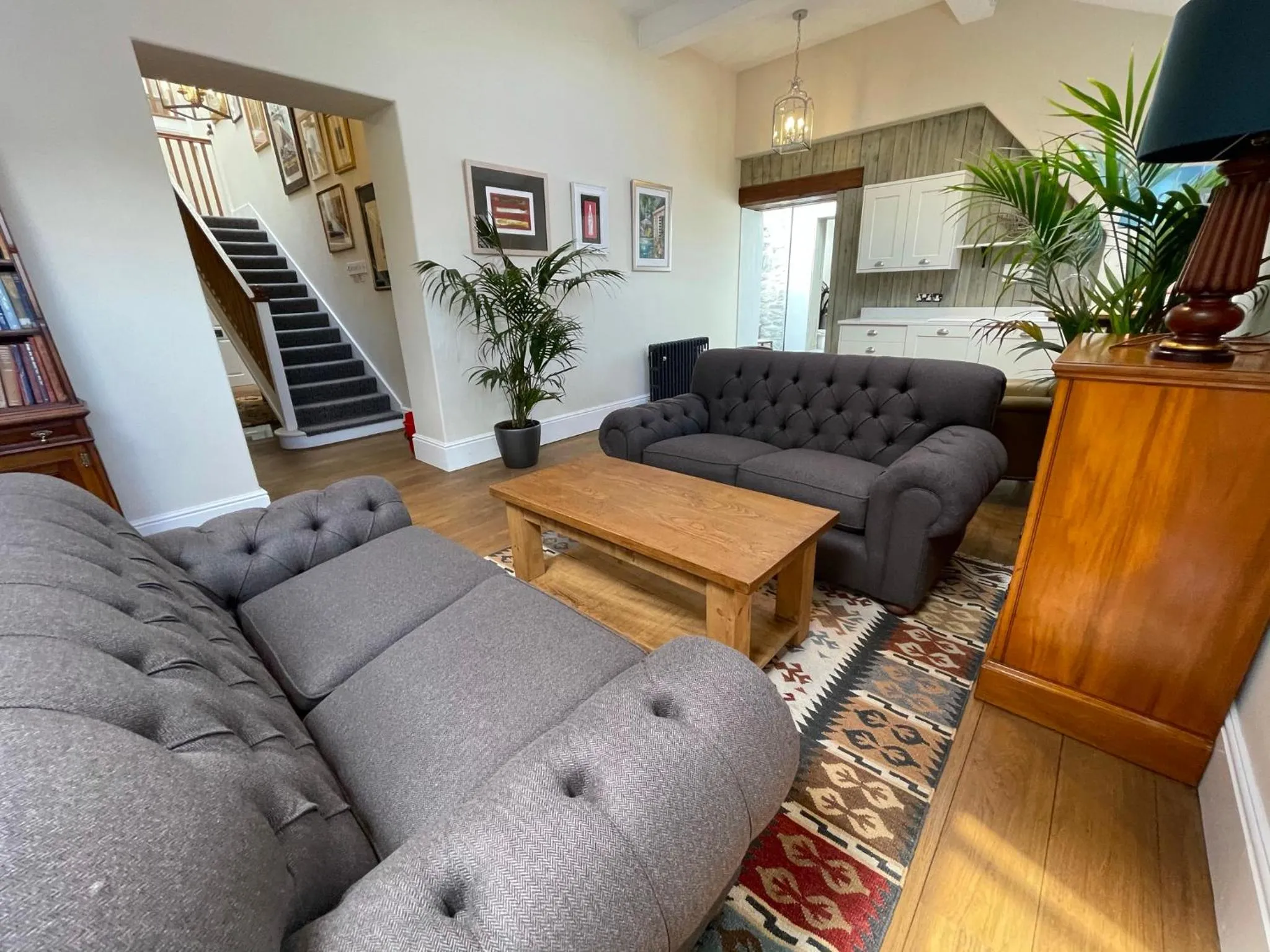 Communal lounge/ TV room in Y Capel Guest House