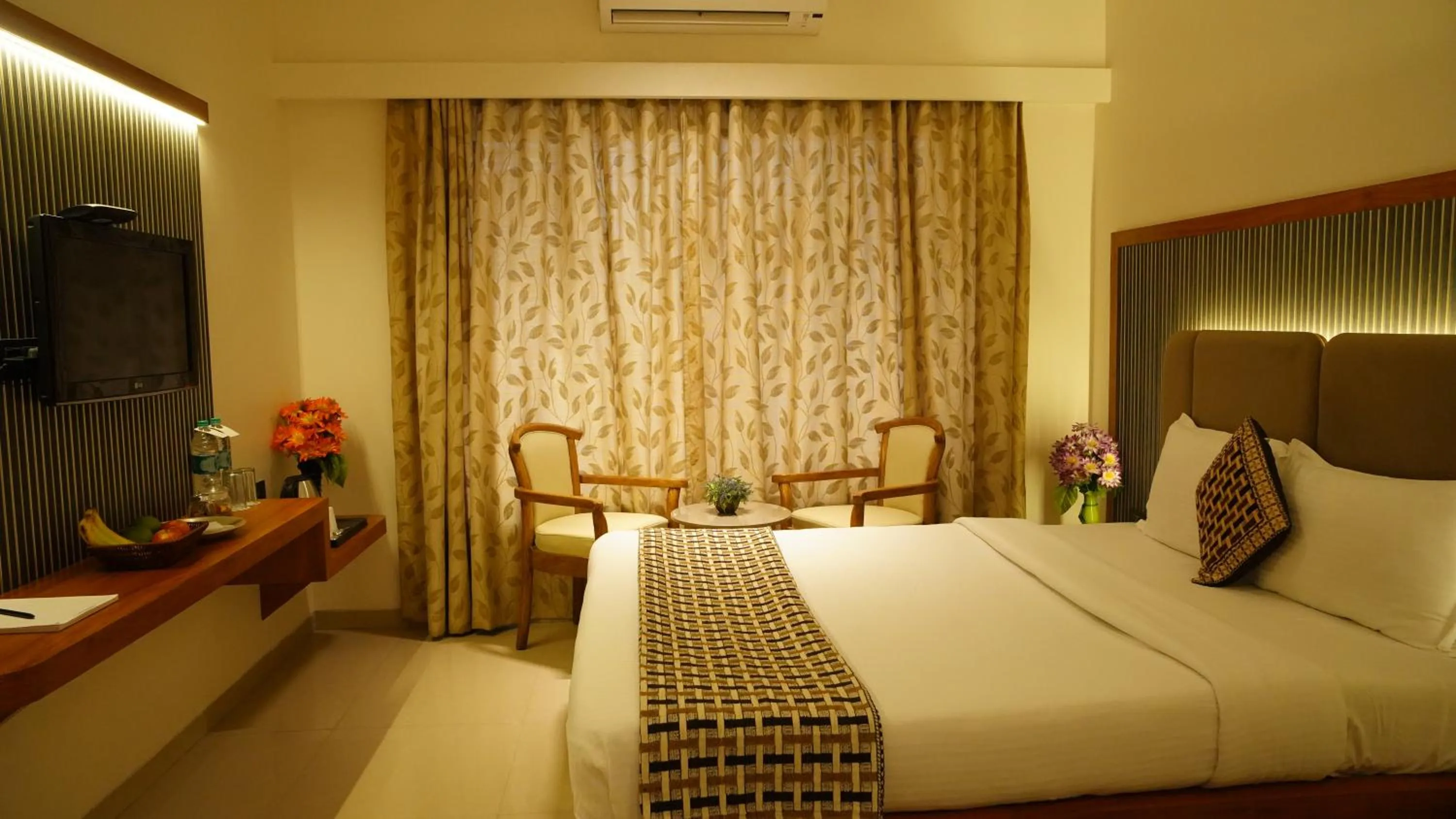 Bed in Hotel Ganpati Palace Shirdi Newly Renovated