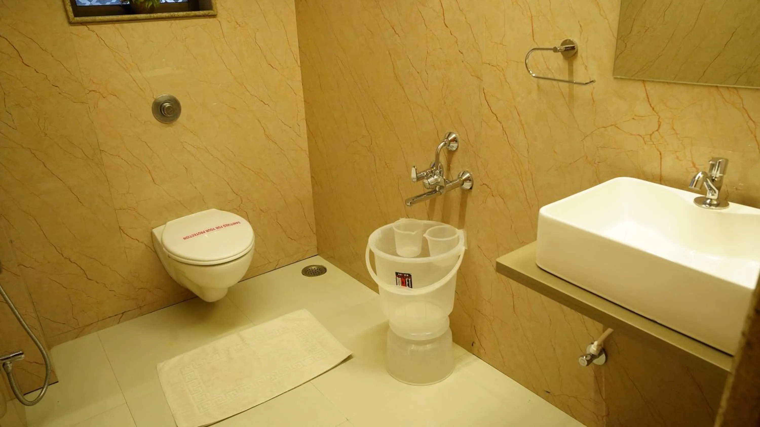 Shower in Hotel Ganpati Palace Shirdi Newly Renovated