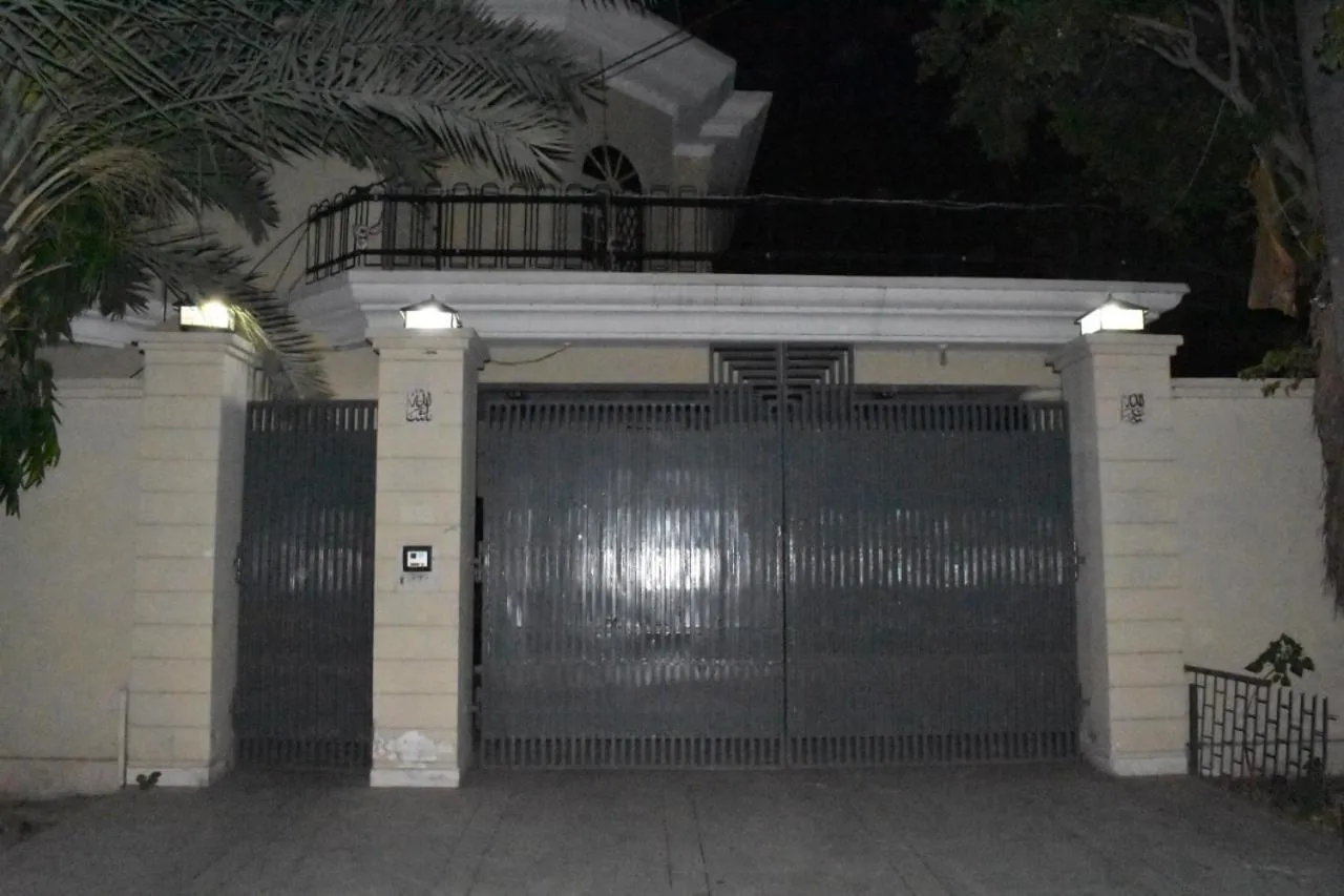 Facade/entrance in Green View Hotel