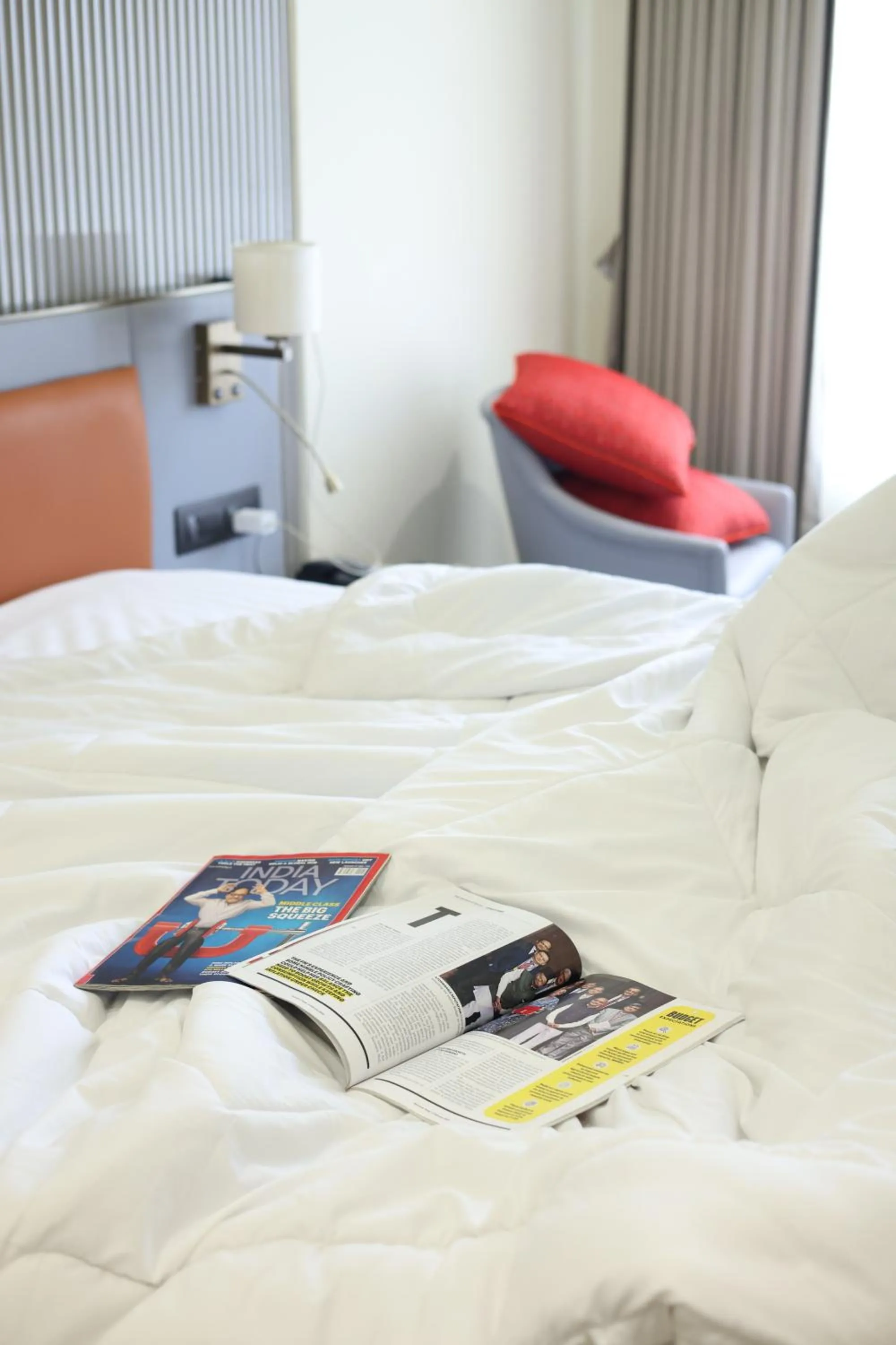 Bed in MARIGOLD-Newly Renovated Hotel