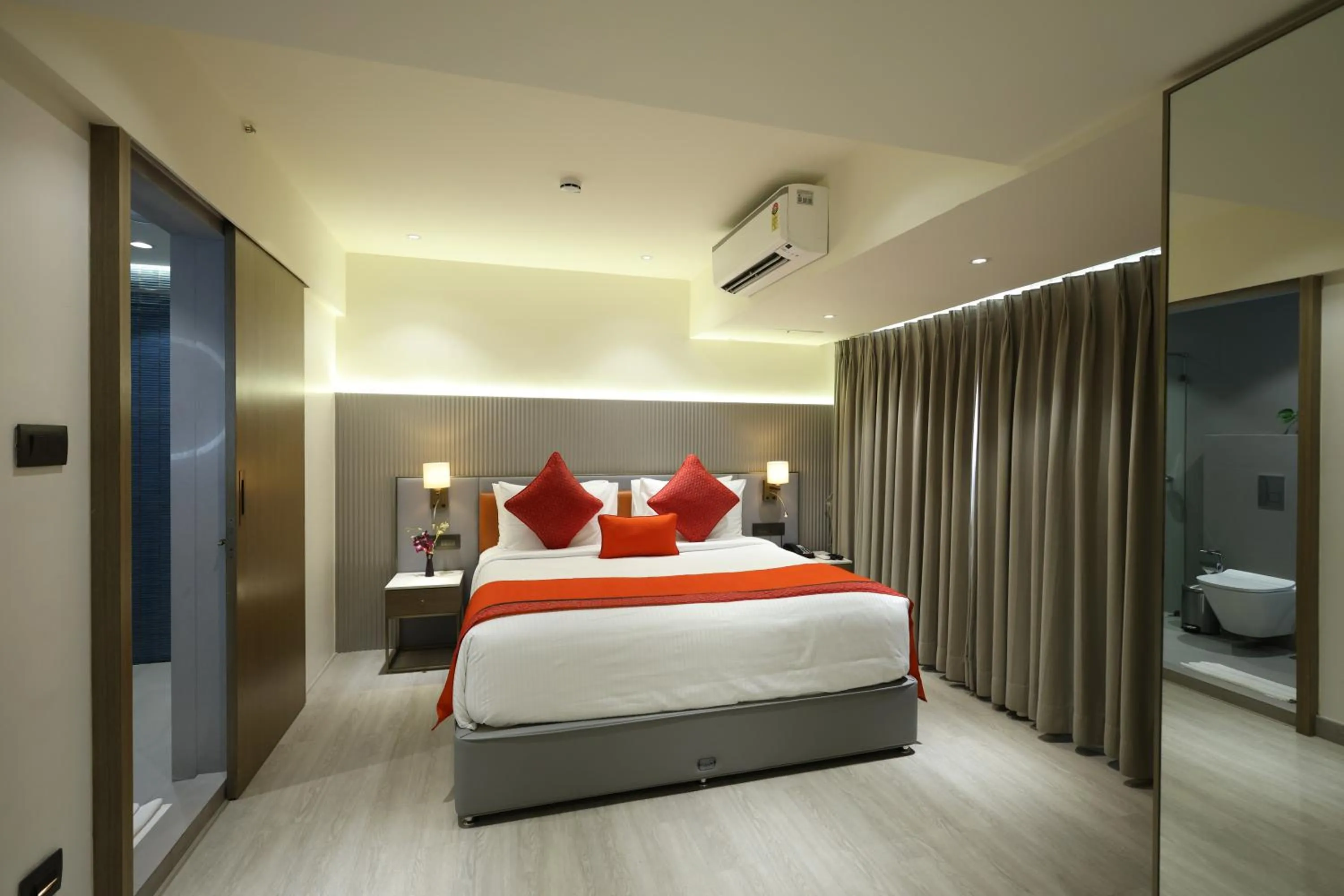 Bed in MARIGOLD-Newly Renovated Hotel