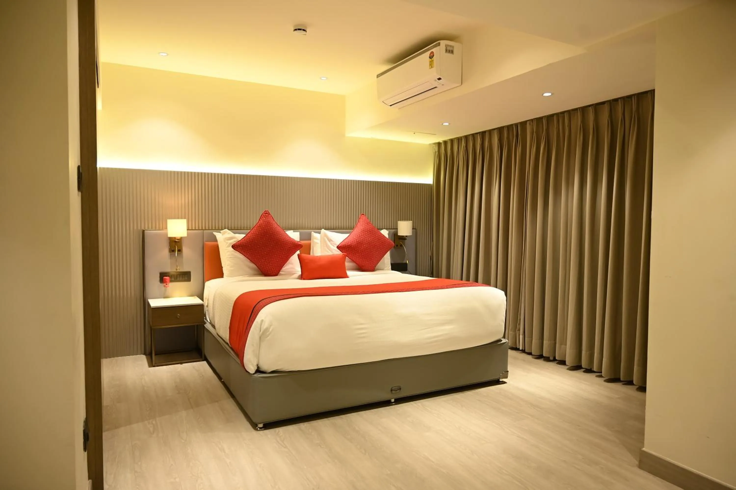 Bed in MARIGOLD-Newly Renovated Hotel