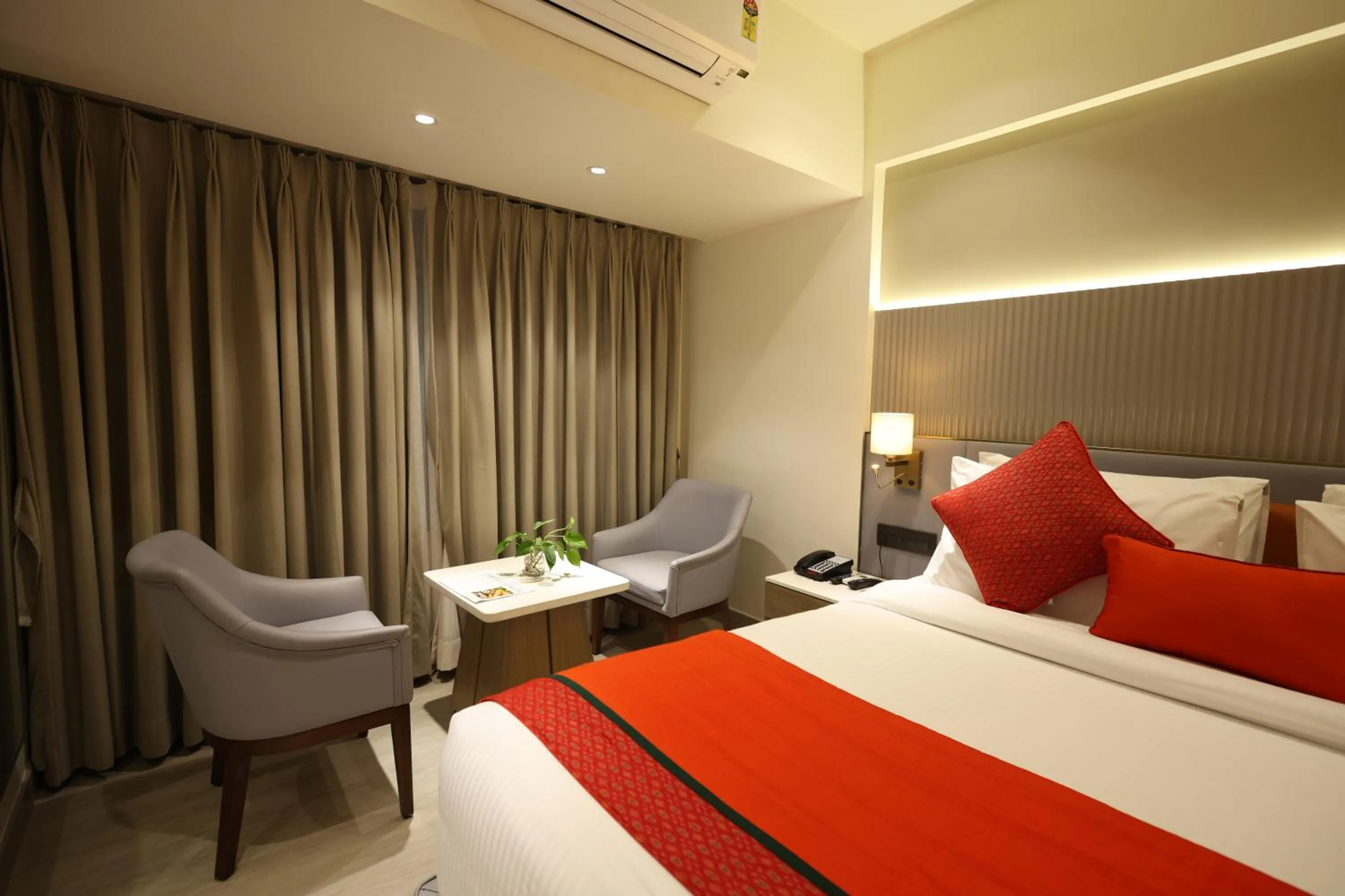Bed in MARIGOLD-Newly Renovated Hotel