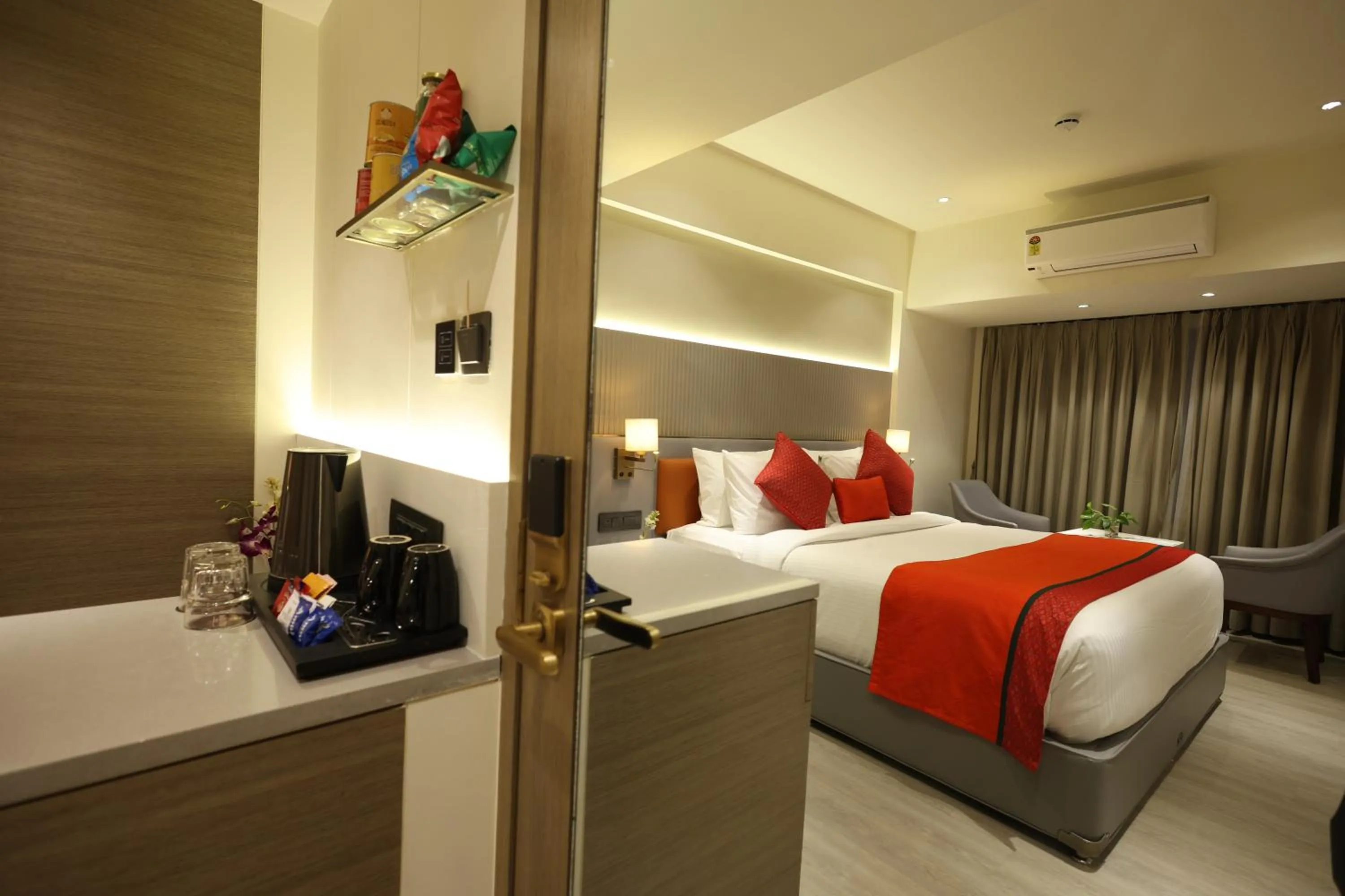 Bed in MARIGOLD-Newly Renovated Hotel