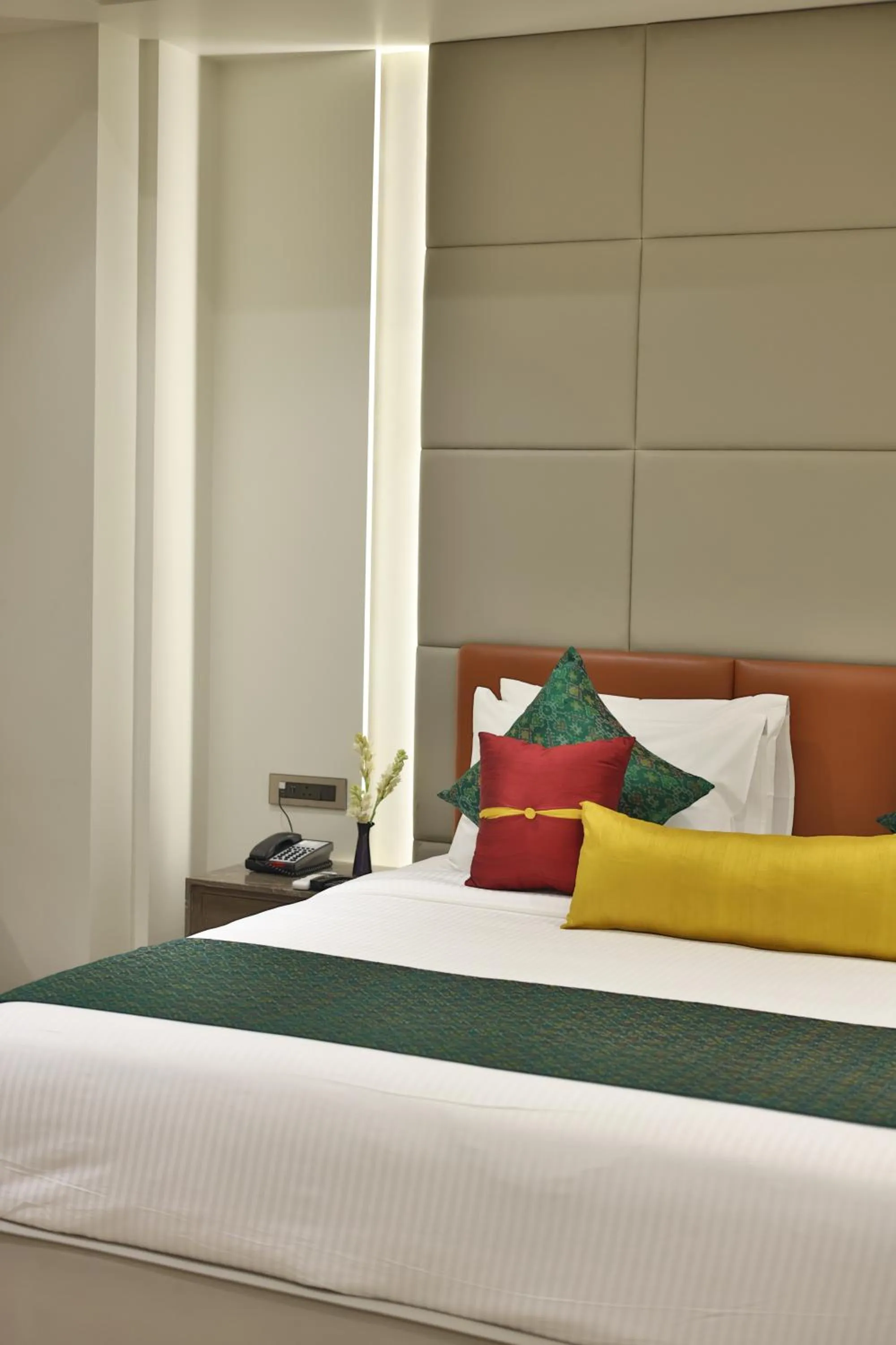 Bed in MARIGOLD-Newly Renovated Hotel