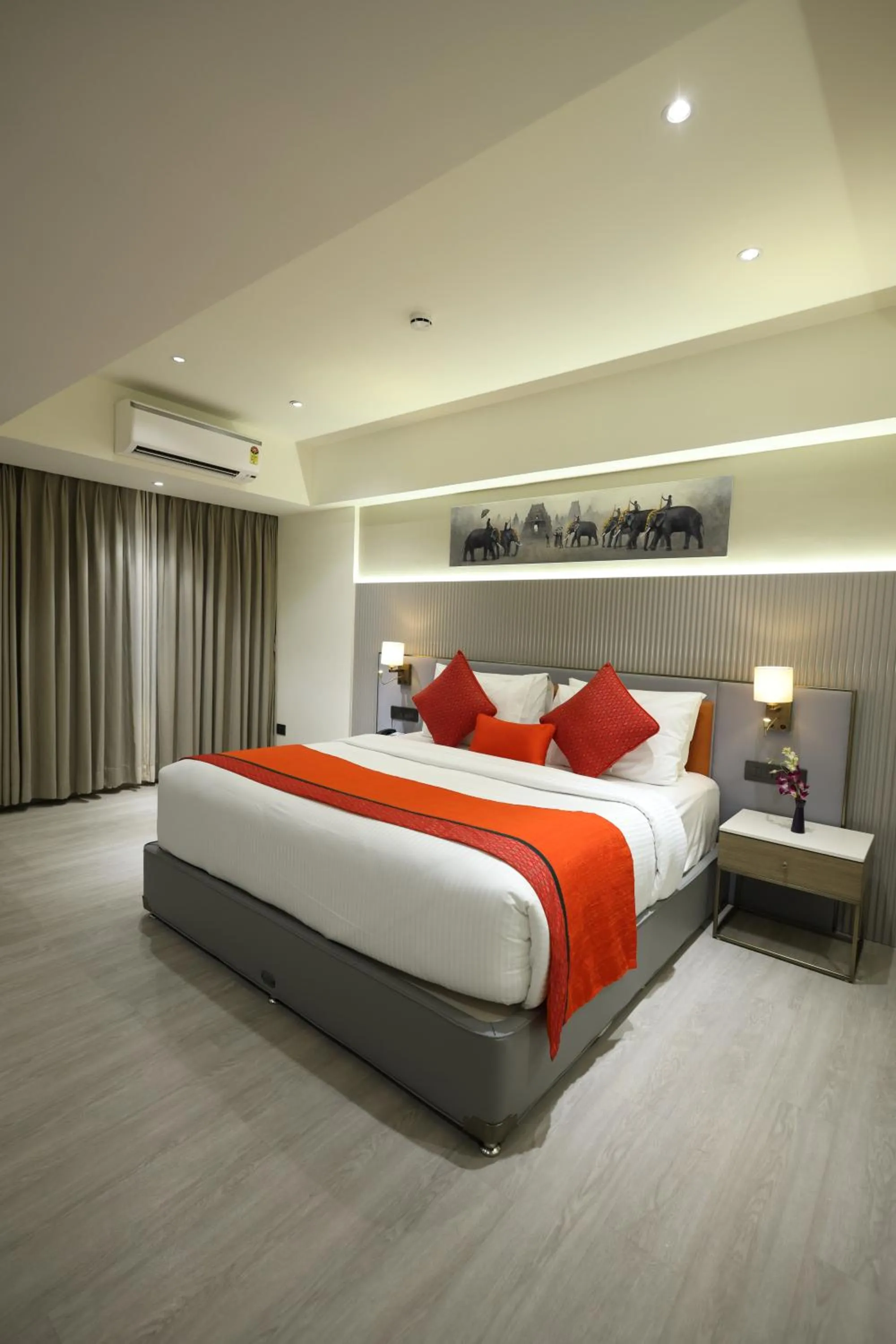 Bed in MARIGOLD-Newly Renovated Hotel